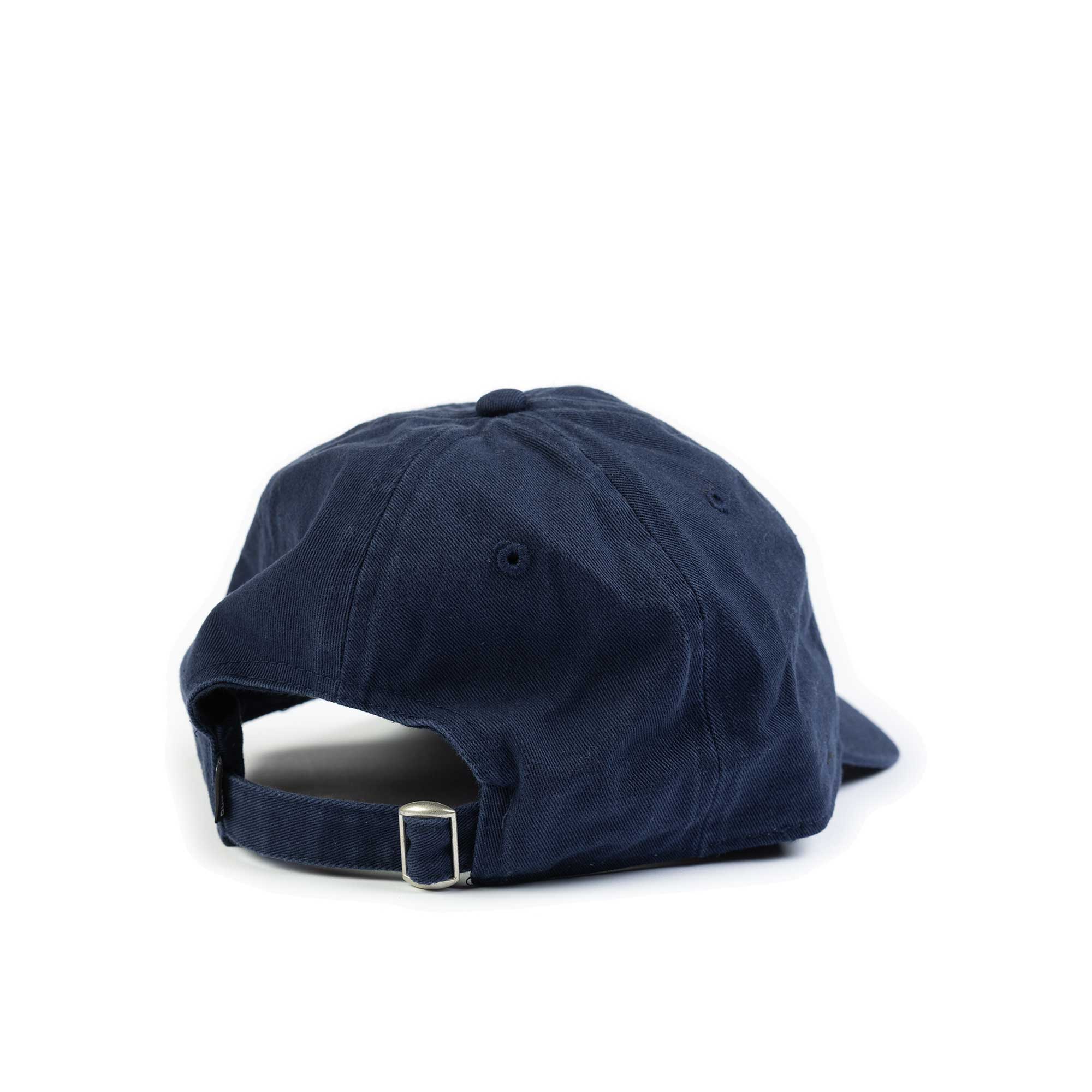 The Quiet Life Quiet Rainbow Dad Hat, Navy — available at Norwood