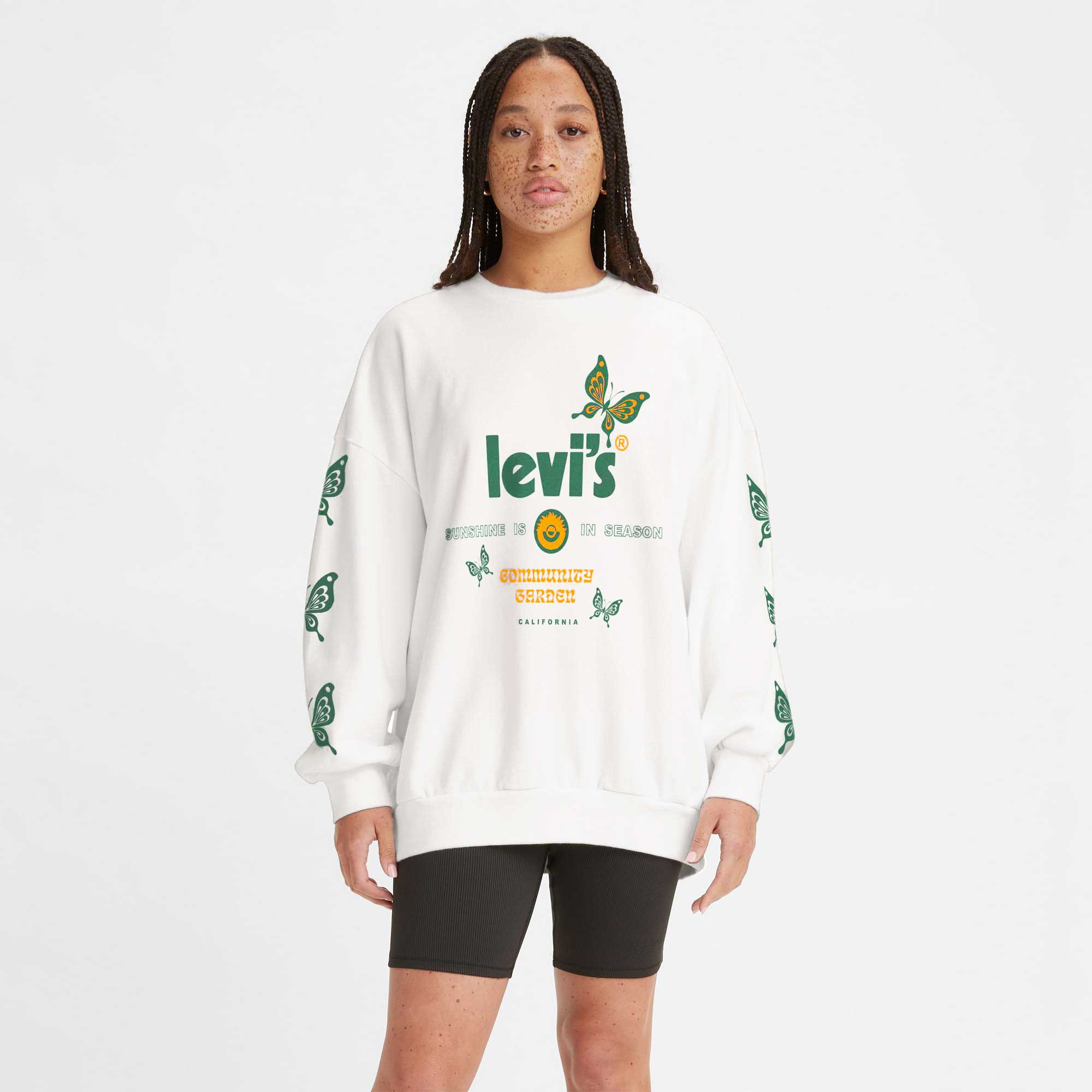 Levi's Womens Graphic Prism Crew — available at Norwood