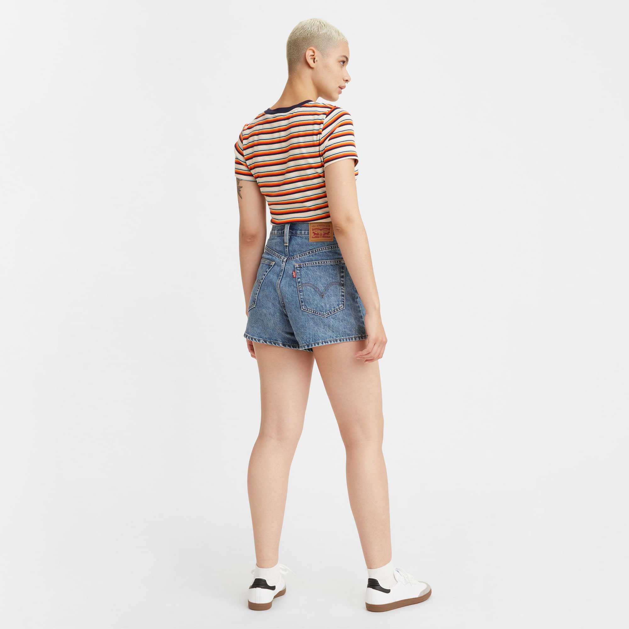 Levi's Womens High Waisted Mom Short — available at Norwood