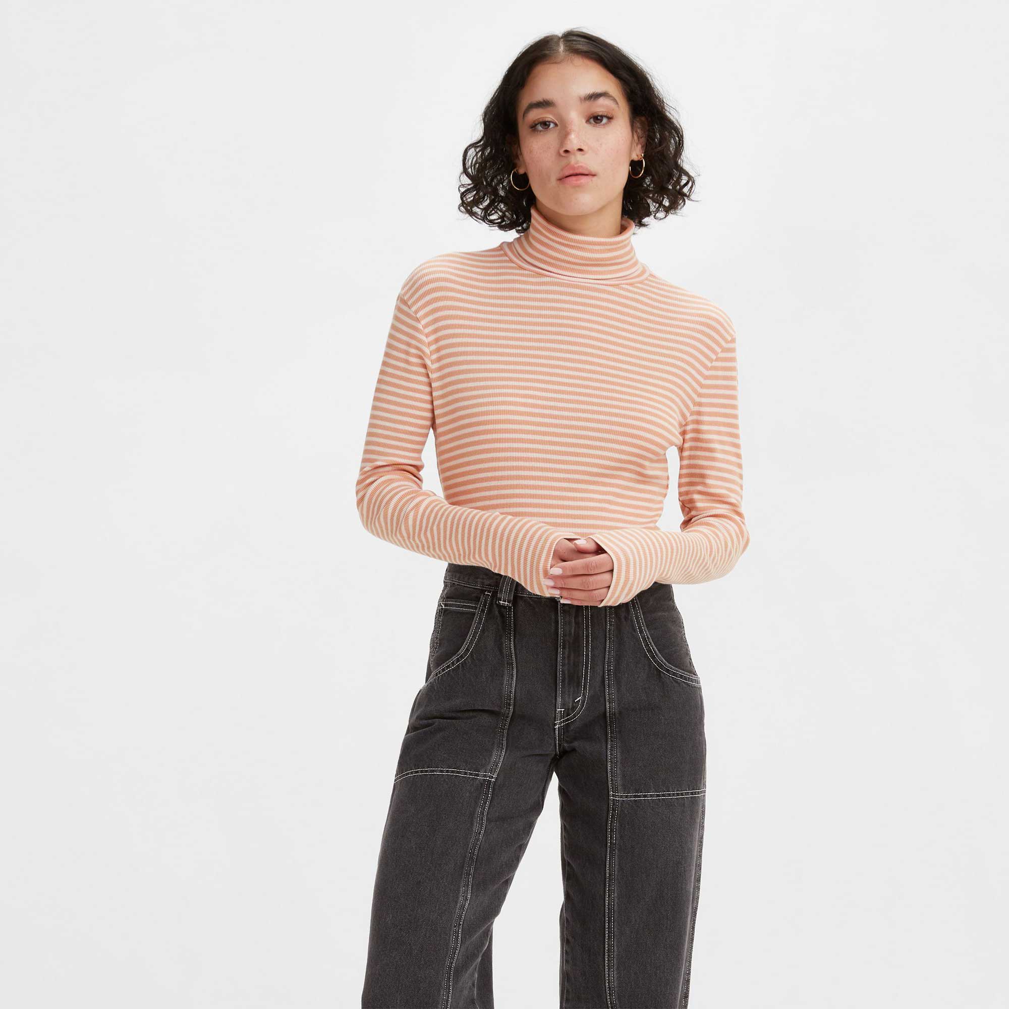 Levi's Womens Moon Rib Turtleneck — available at Norwood