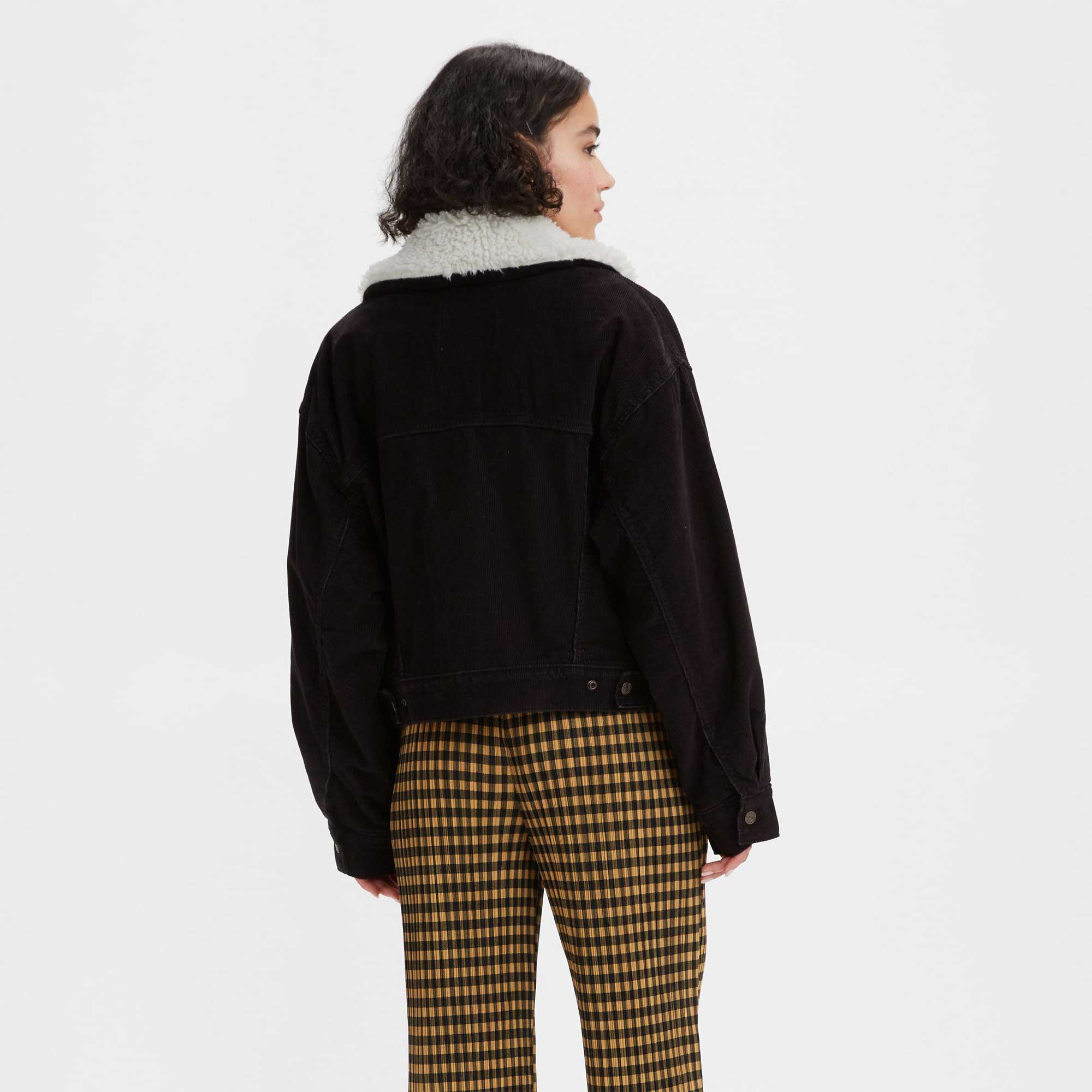 Levi's Womens Sherpa Baby Baggy Trucker Jacket — available at Norwood