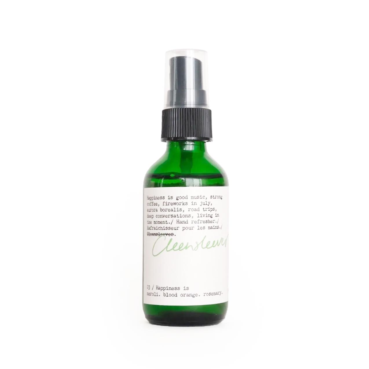 CleenSleeves Happiness Is hand refresher — available at Norwood