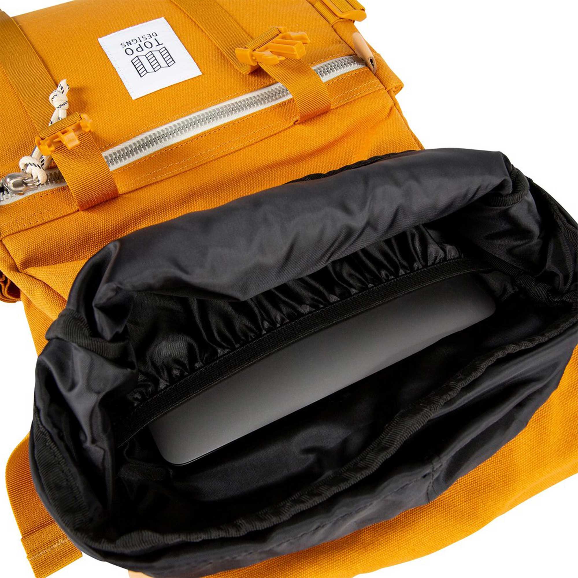 Topo Rover Pack, mustard canvas — available at Norwood