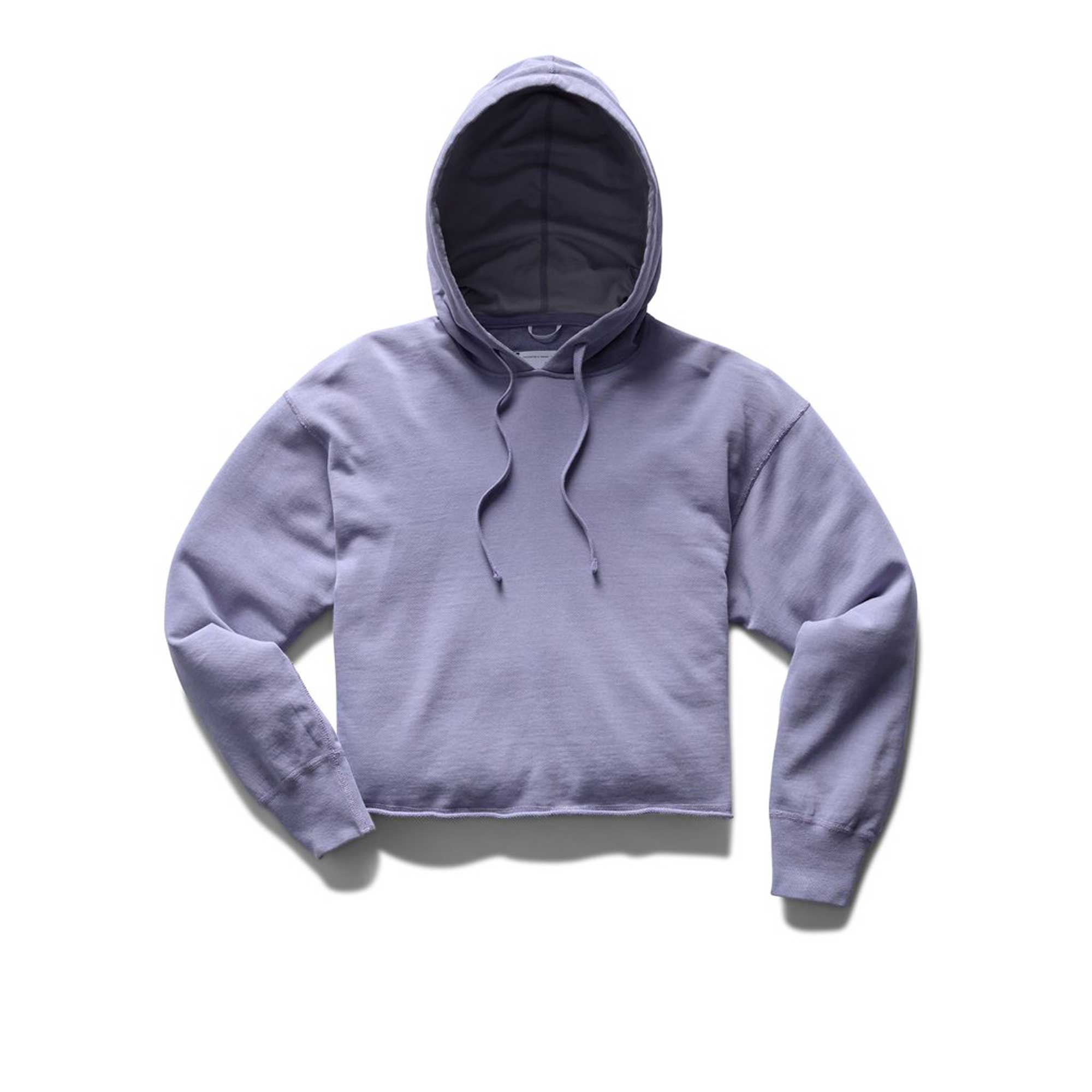 Reigning Champ Women's Pima Terry Cropped Hoodie — available at Norwood