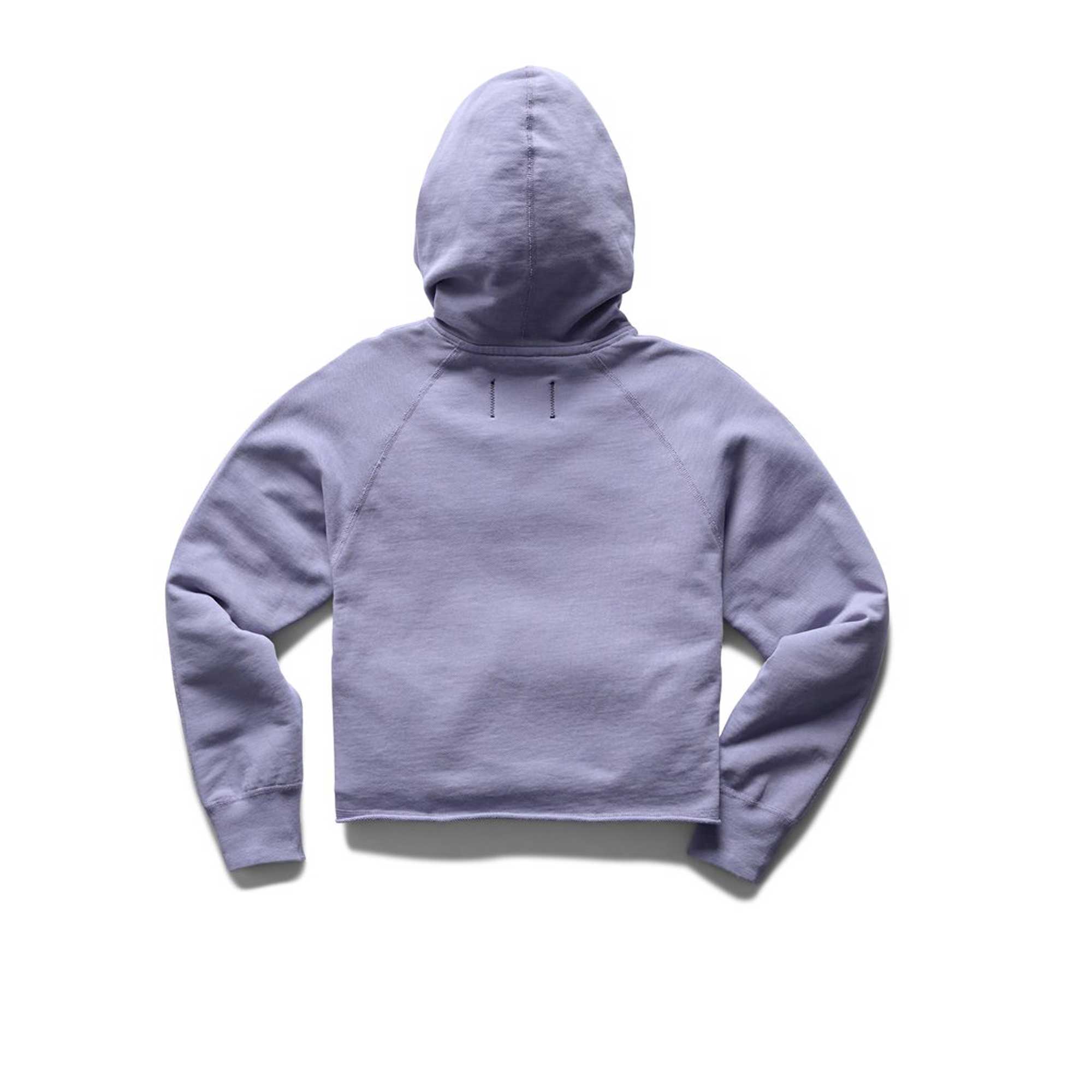 Reigning Champ Women's Pima Terry Cropped Hoodie — available at Norwood