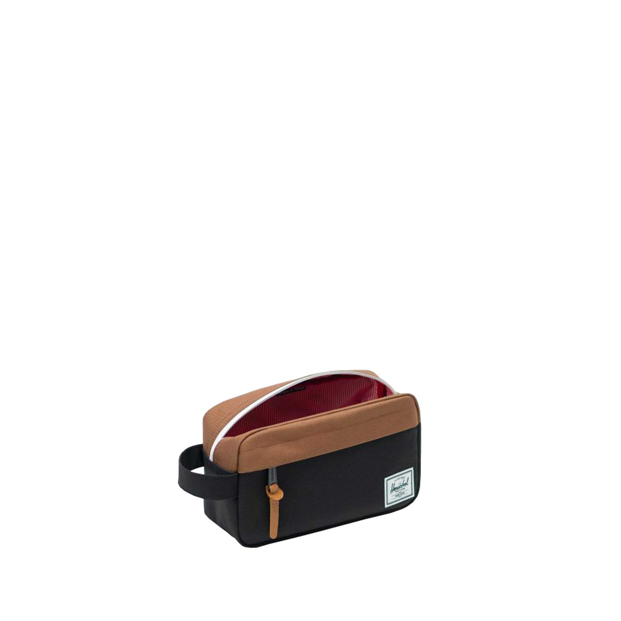 Herschel Chapter Carry On (3L), black/saddle brown — available at Norwood