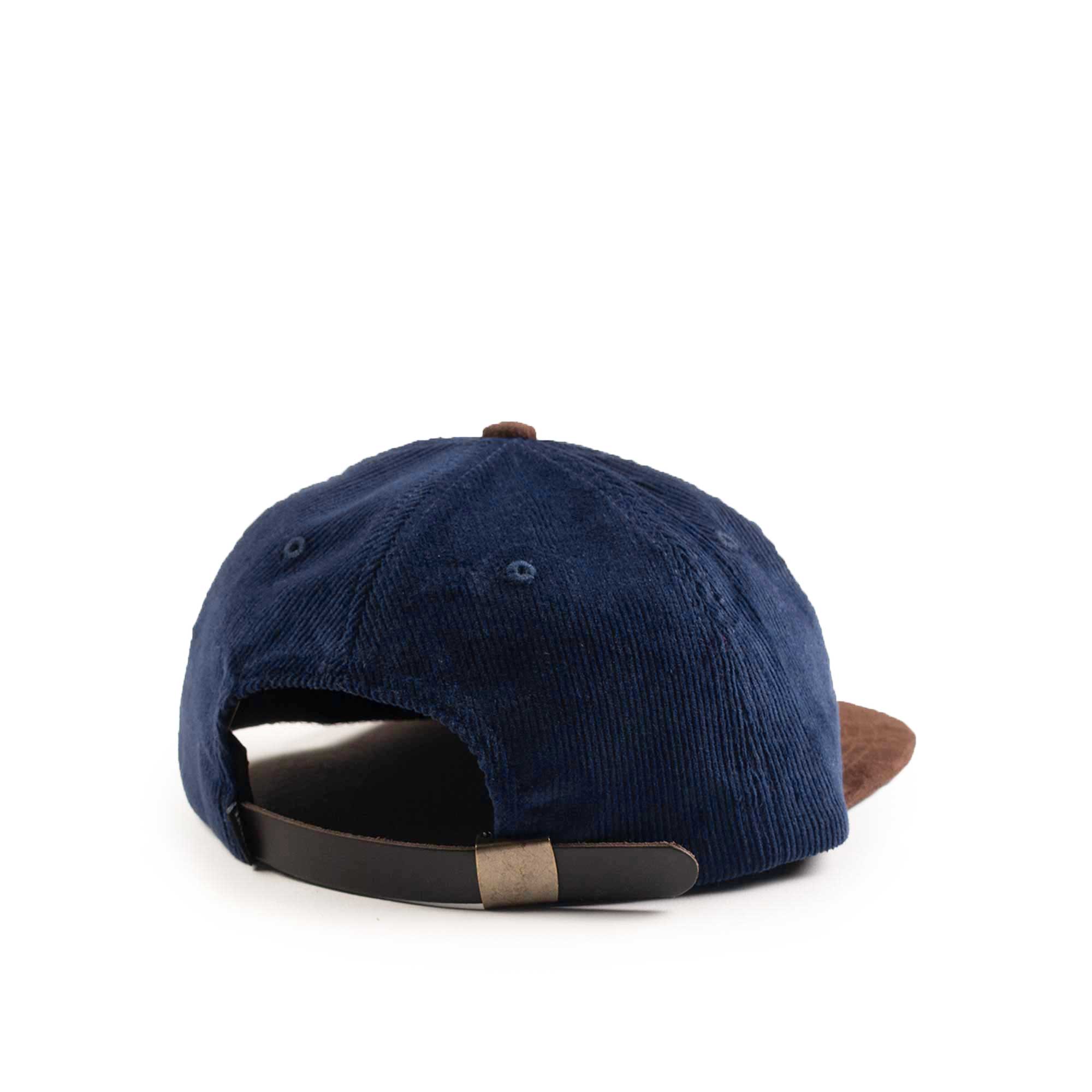 Quiet Life Cord Felt Patch polo hat, navy — available at Norwood