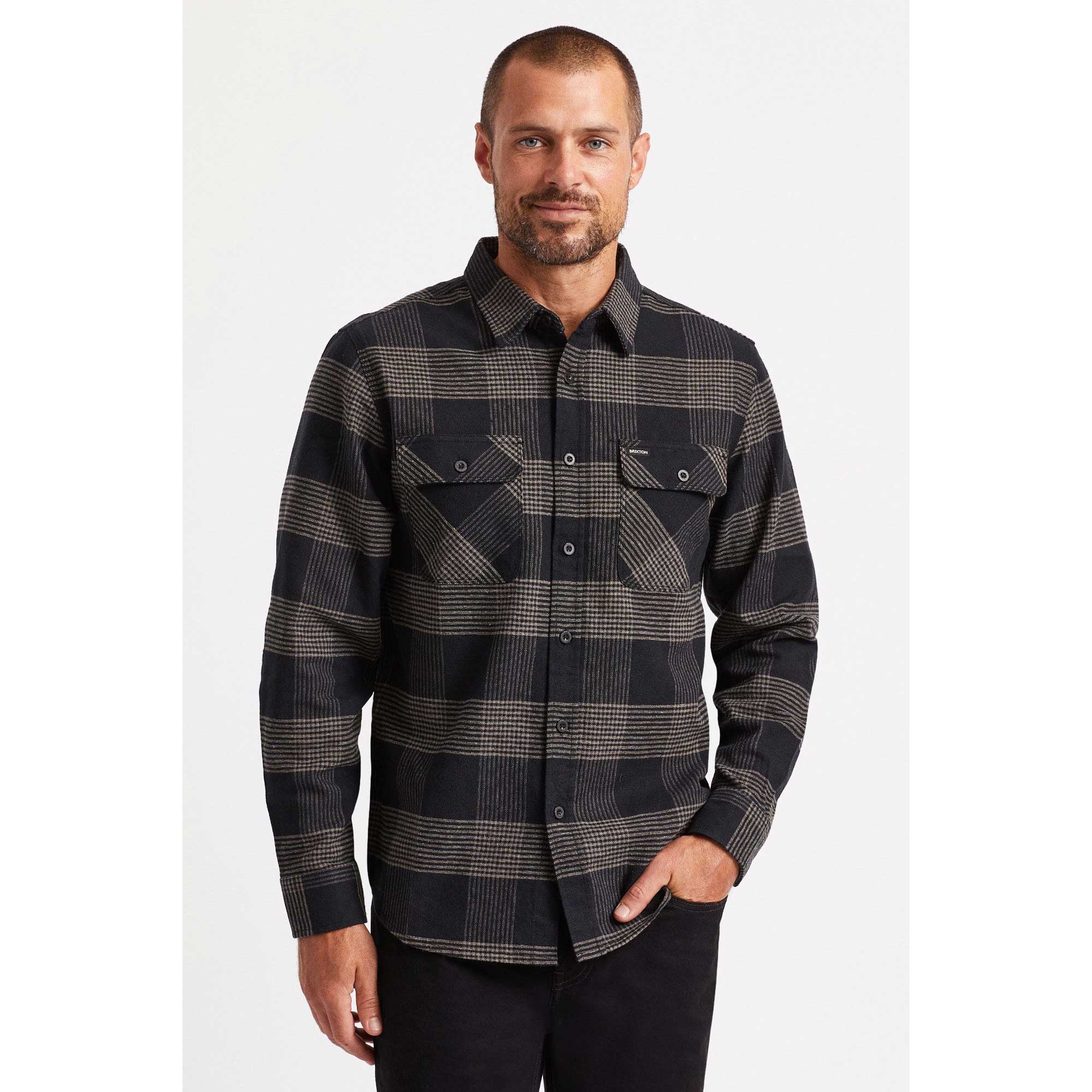 Brixton Bowery L/S Flannel — available at Norwood