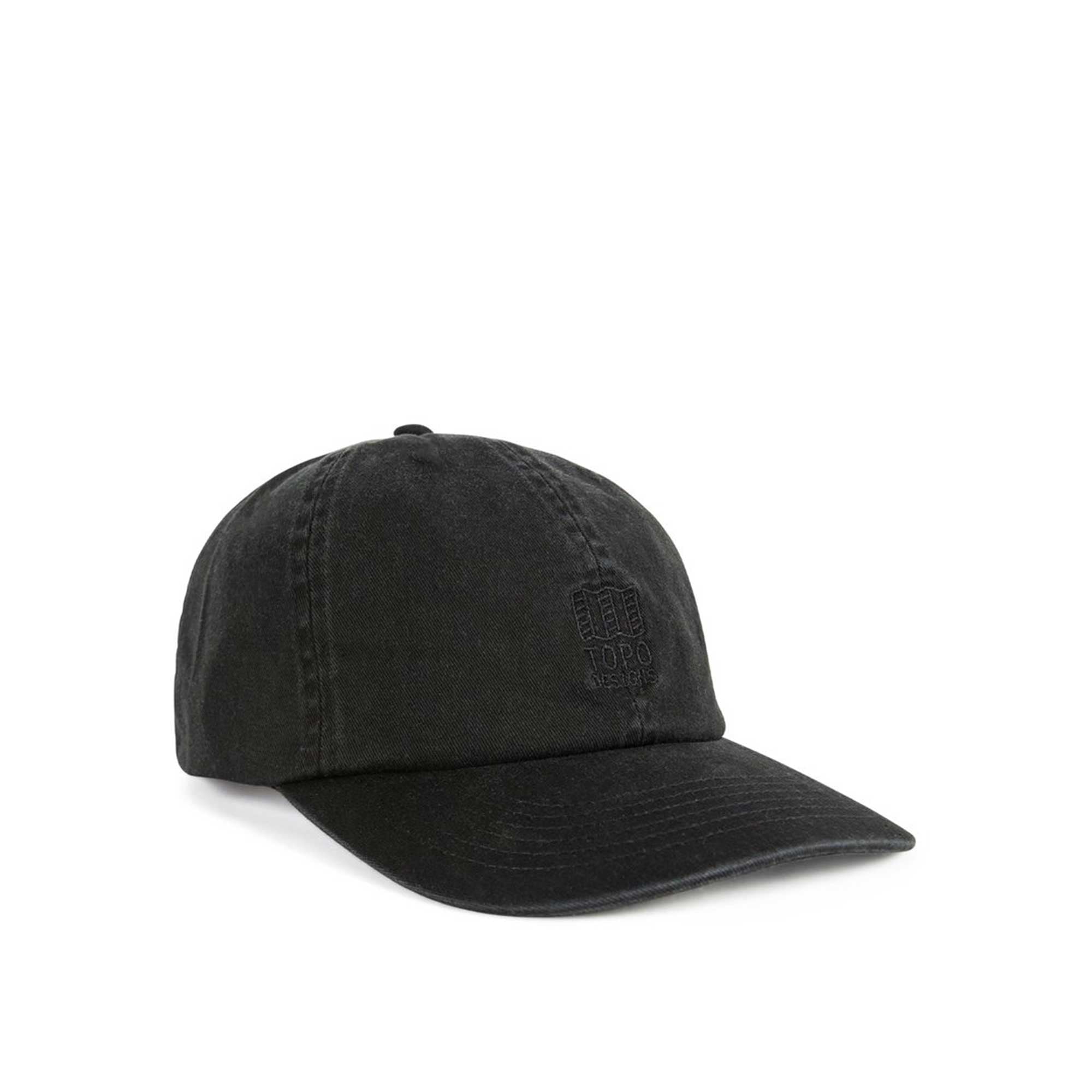 Topo Mountain Ball Cap, black — available at Norwood