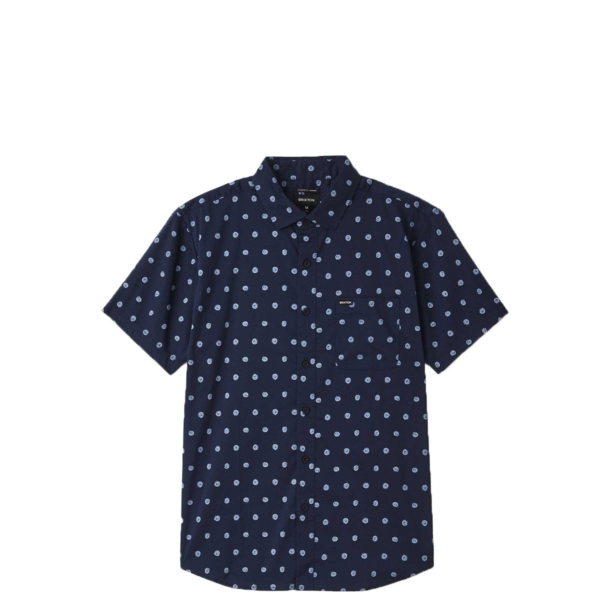 Brixton Charter Print S/S Woven — available at Norwood