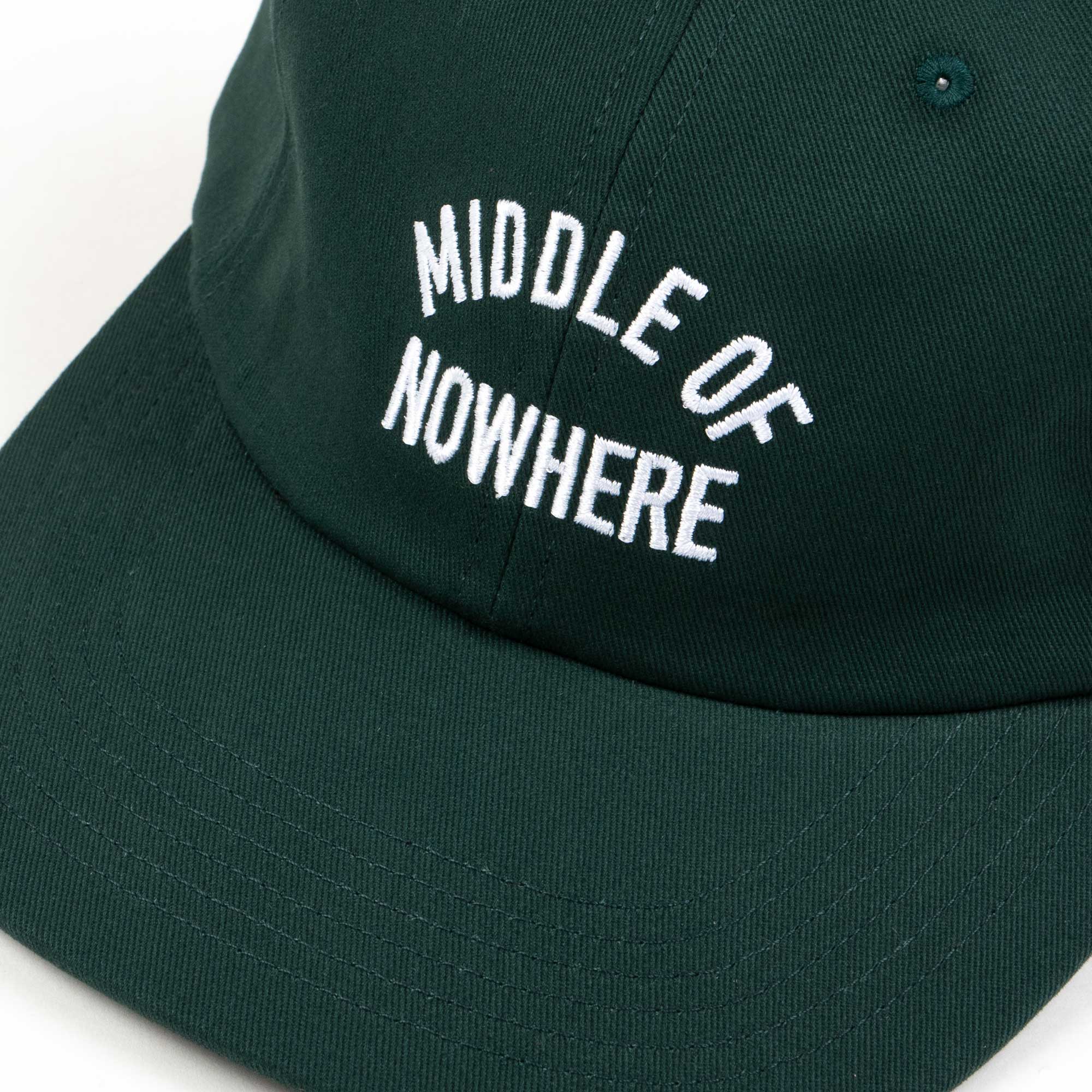 The Quiet Life Middle Of Nowhere Polo Hat, mallard green — available at Norwood