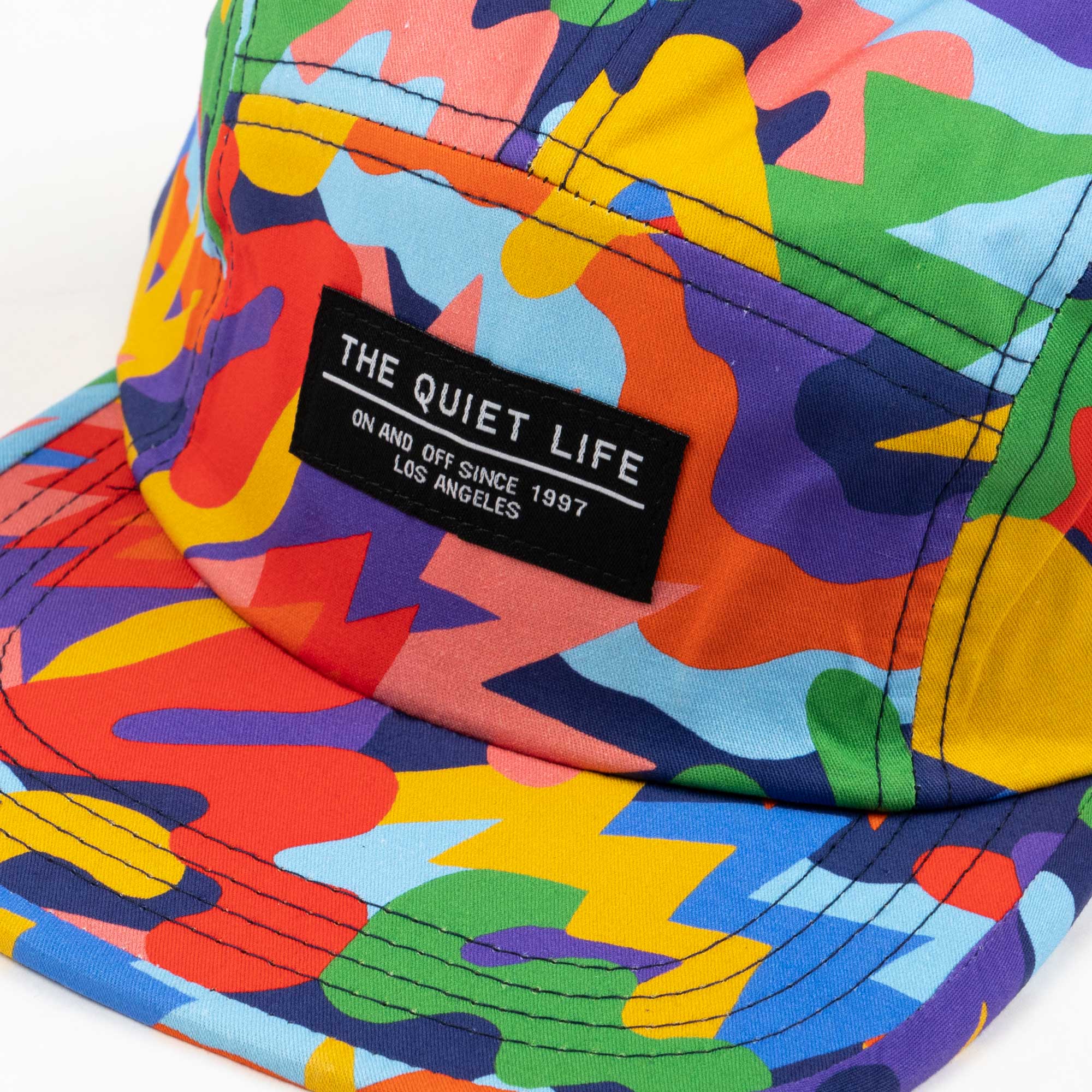 The Quiet Life Bryant Burst 5 Panel Camper Hat, multi — available at Norwood