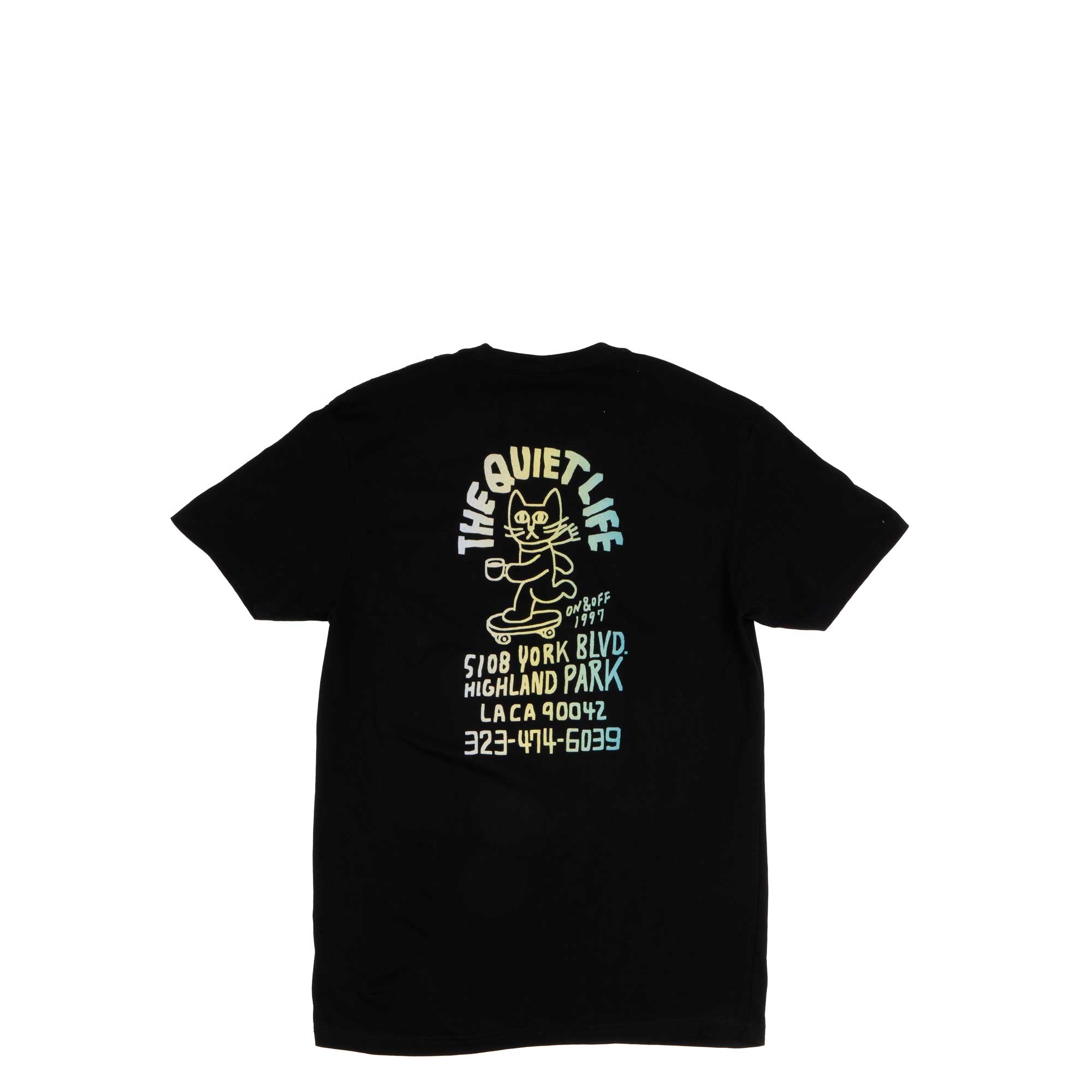 The Quiet Life Skating Cat Premium Shop T — available at Norwood