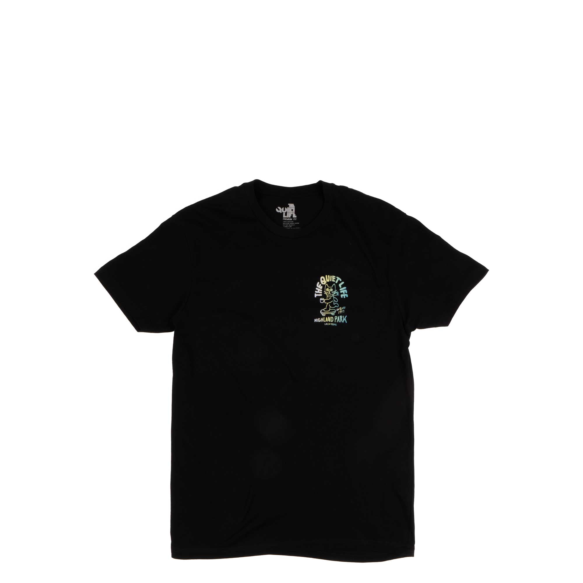 The Quiet Life Skating Cat Premium Shop T — available at Norwood