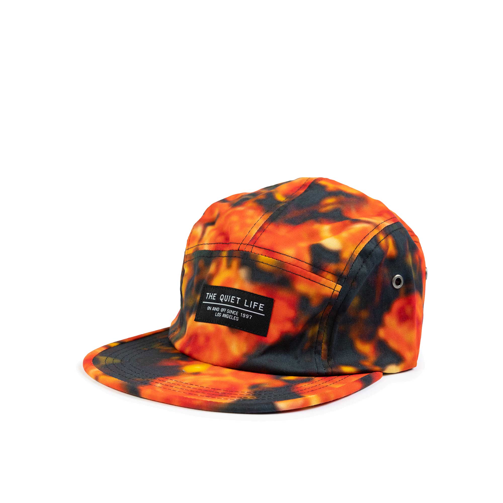The Quiet Life Rose 5 Panel Camper Hat, Rose — available at Norwood