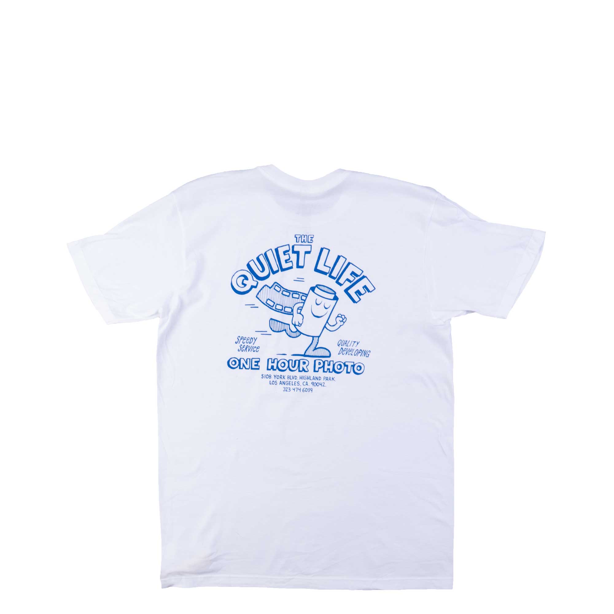 Quiet Life One Hour Photo premium tee — available at Norwood
