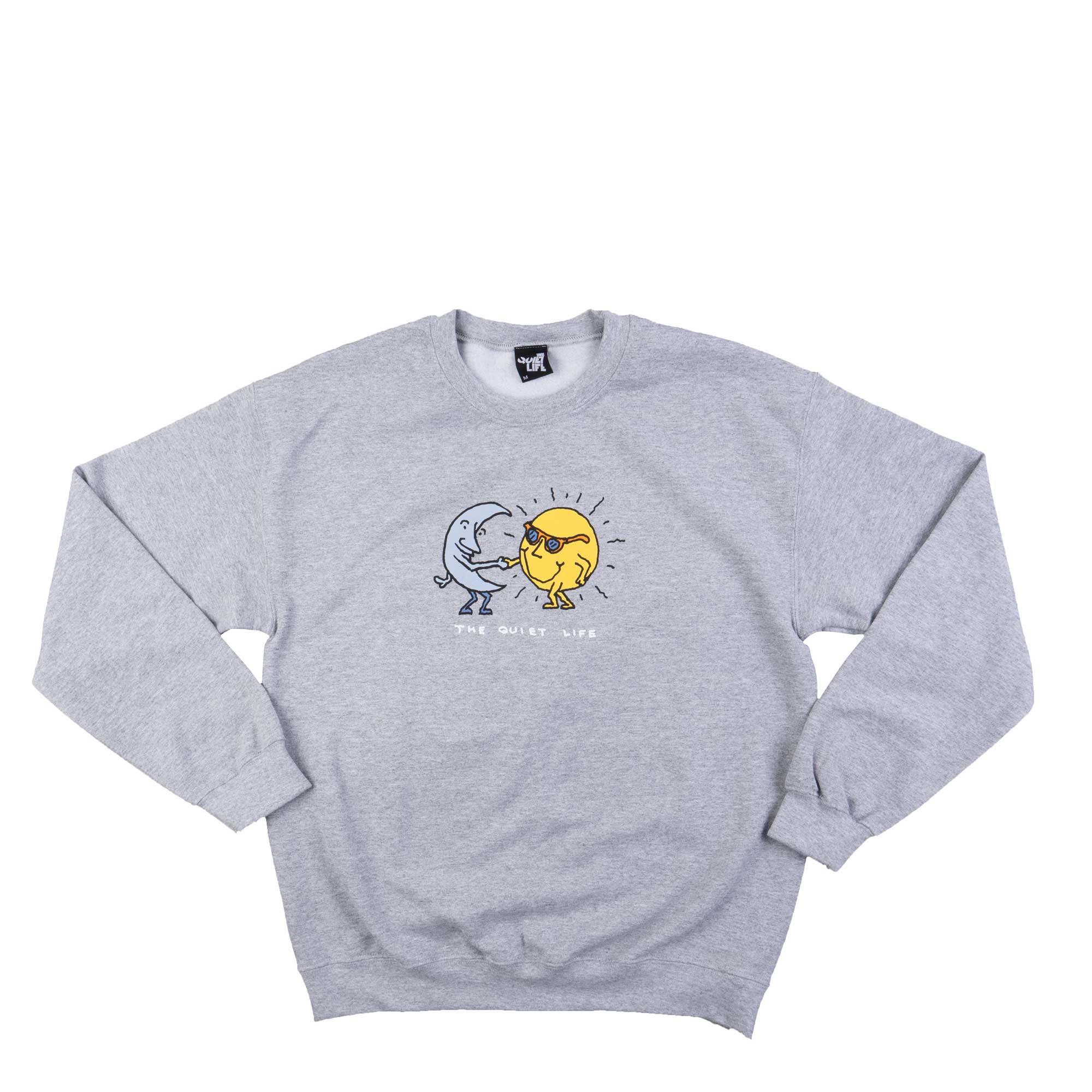 Quiet Life Sun & Moon crewneck — available at Norwood