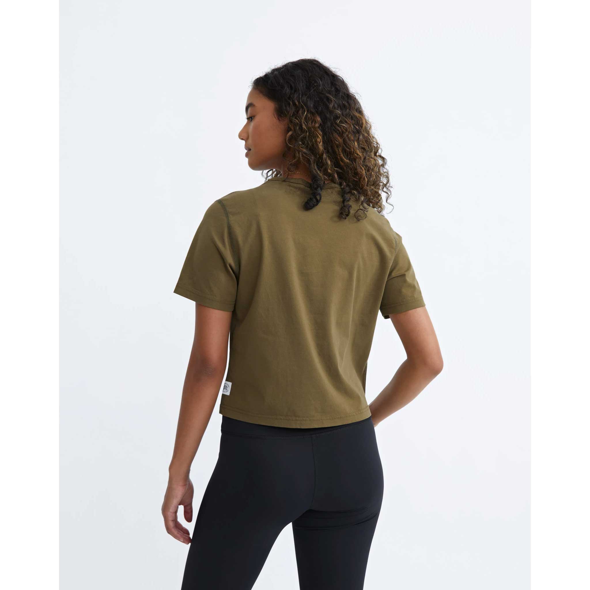 Reigning Champ Womens Pima Jersey Box Fit T-shirt — available at Norwood