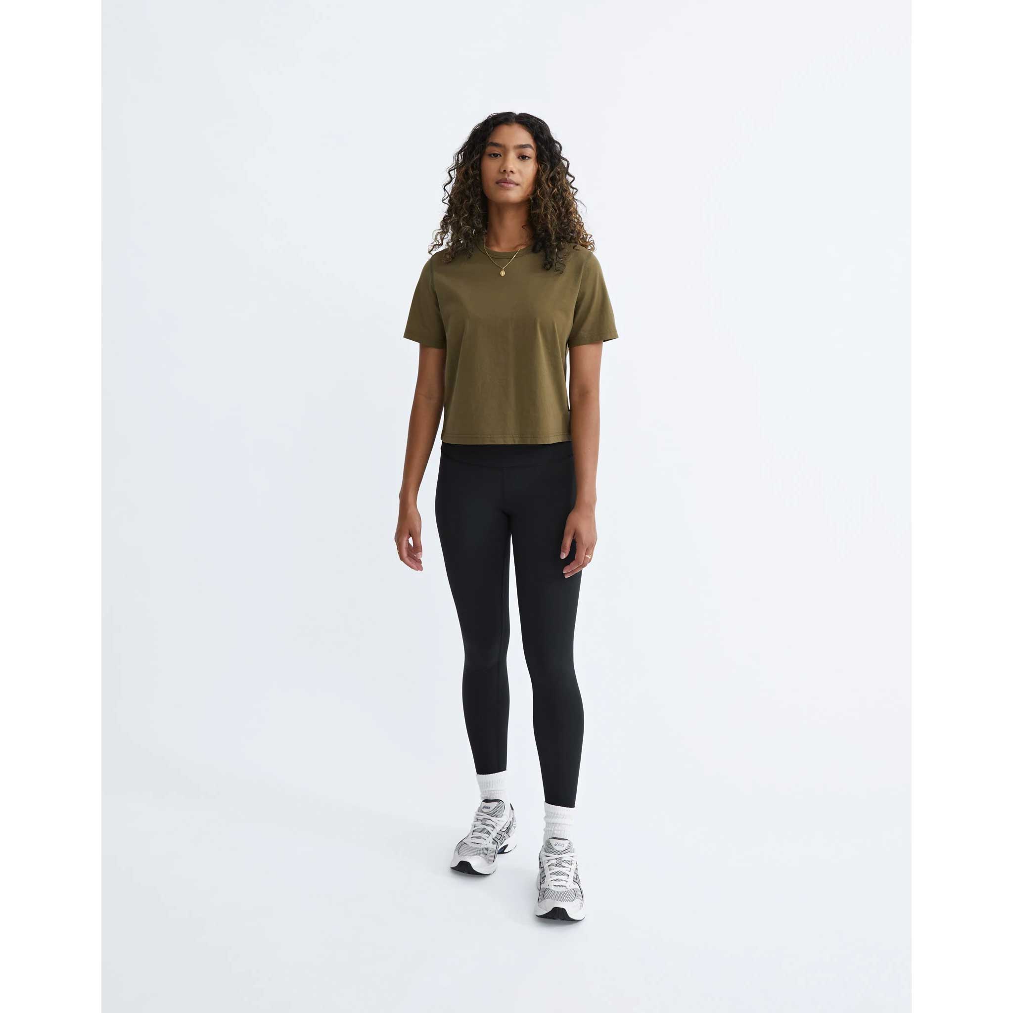 Reigning Champ Womens Pima Jersey Box Fit T-shirt — available at Norwood