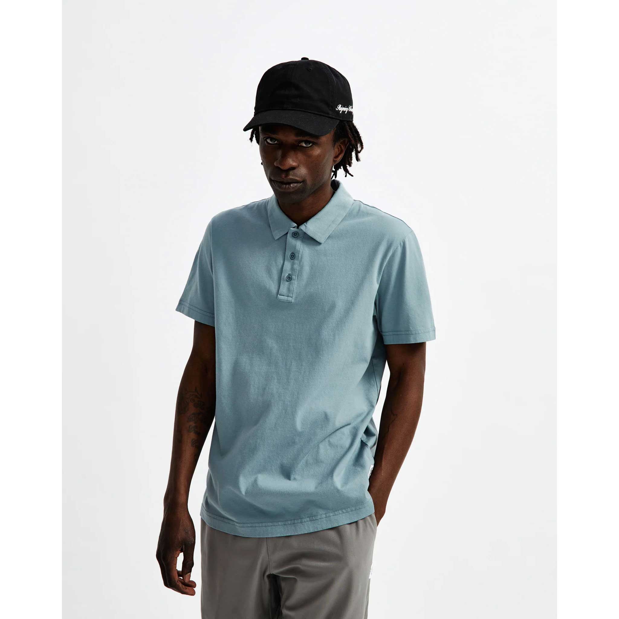 Reigning Champ Lightweight Jersey Polo — available at Norwood