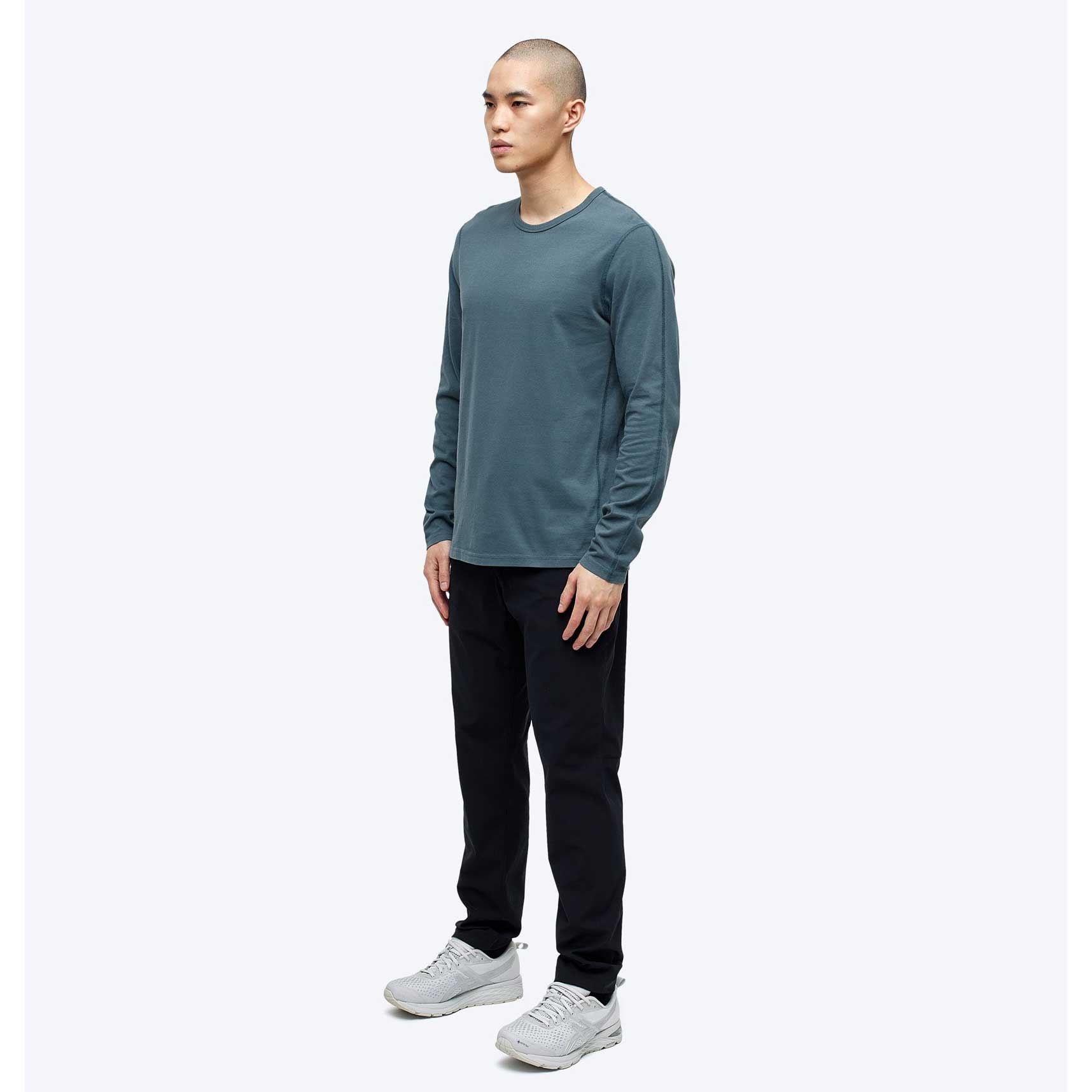 Reigning Champ Knit Sanded Jersey longsleeve shirt — available at Norwood