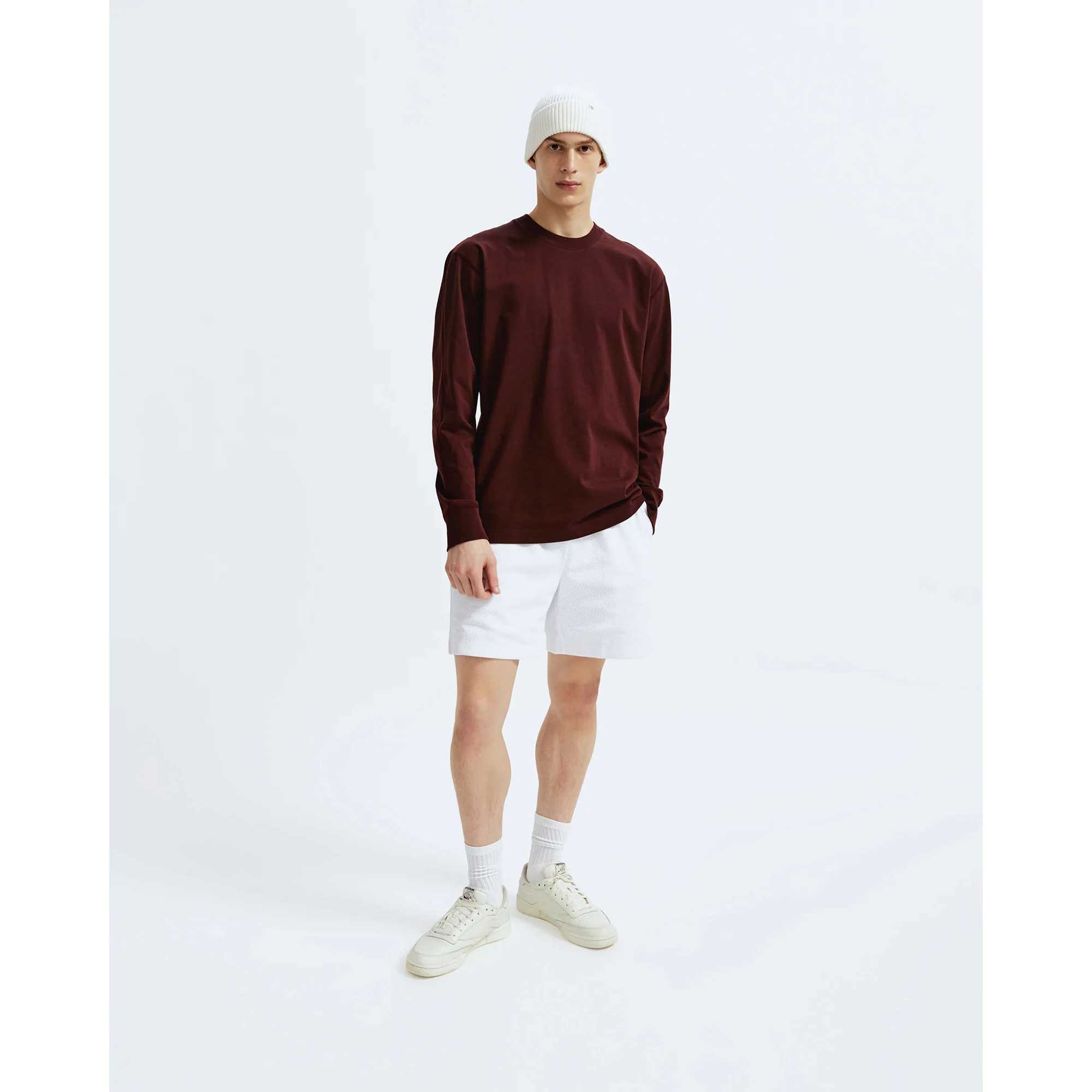Reigning Champ Knit Mid Weight Jersey Long Sleeve — available at Norwood
