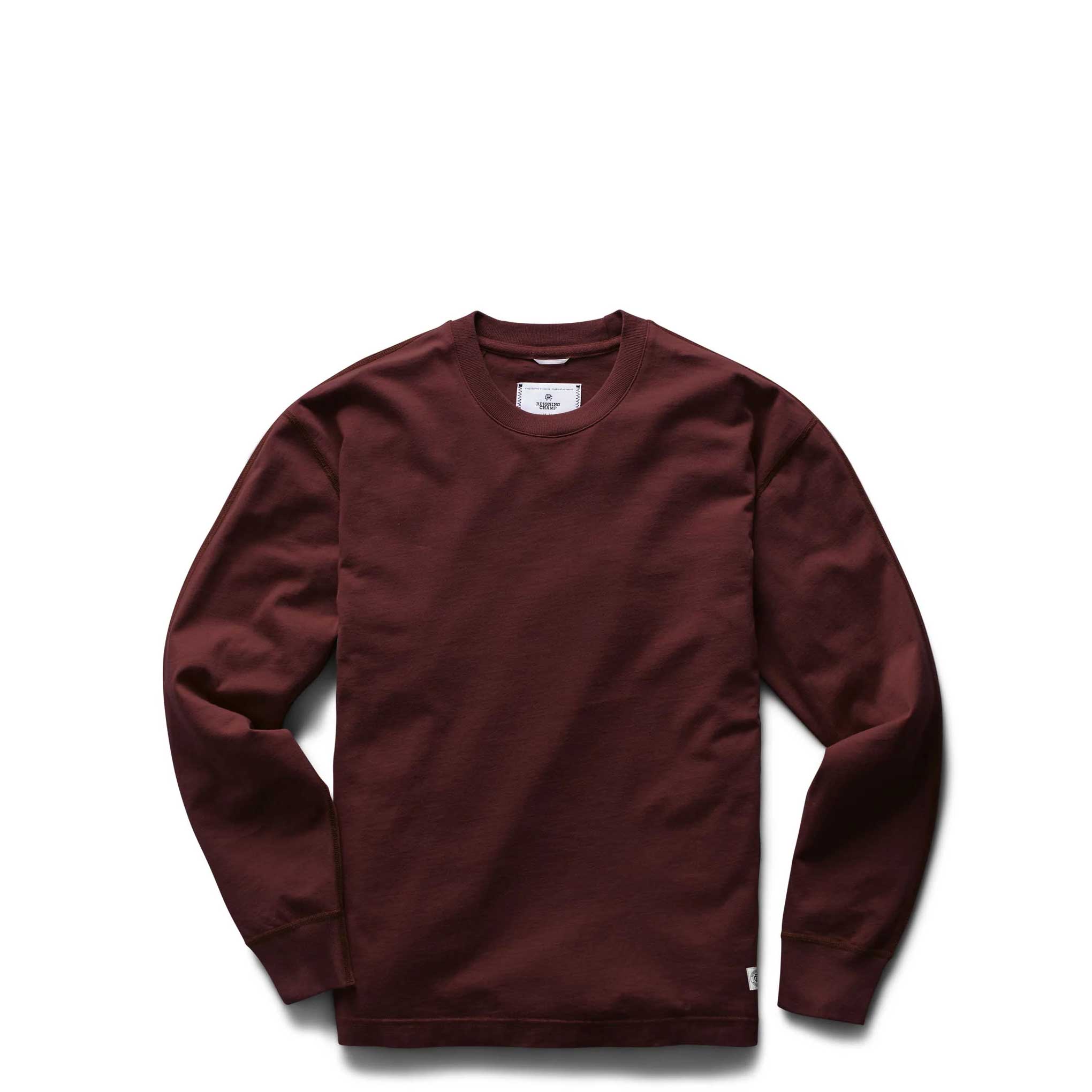 Reigning Champ Knit Mid Weight Jersey Long Sleeve — available at Norwood