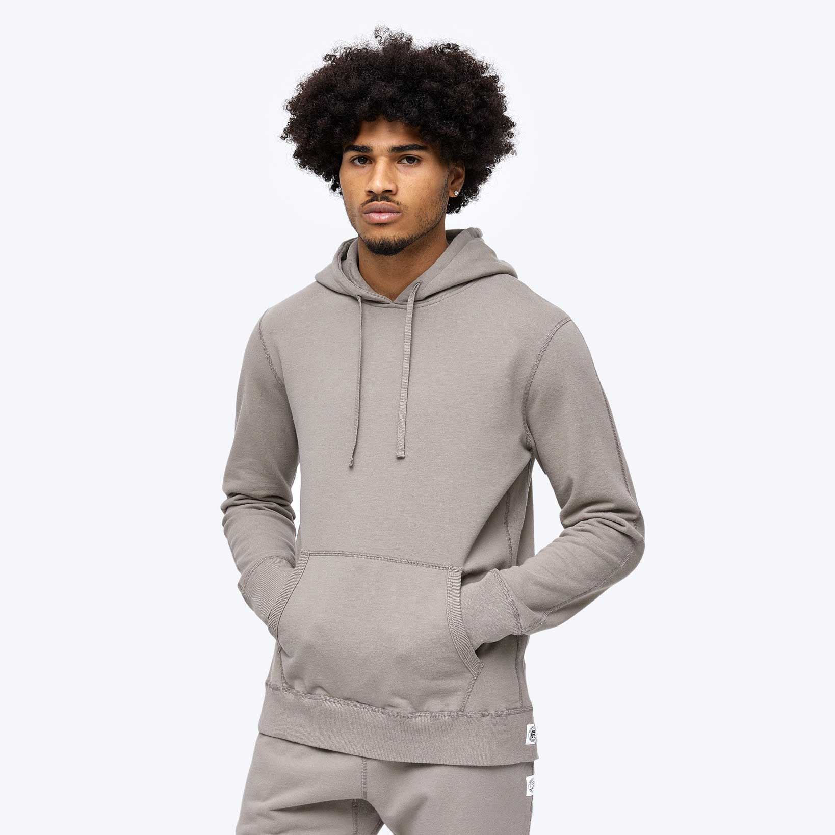 Reigning Champ Knit Midweight Terry Pullover Hoodie — available at Norwood