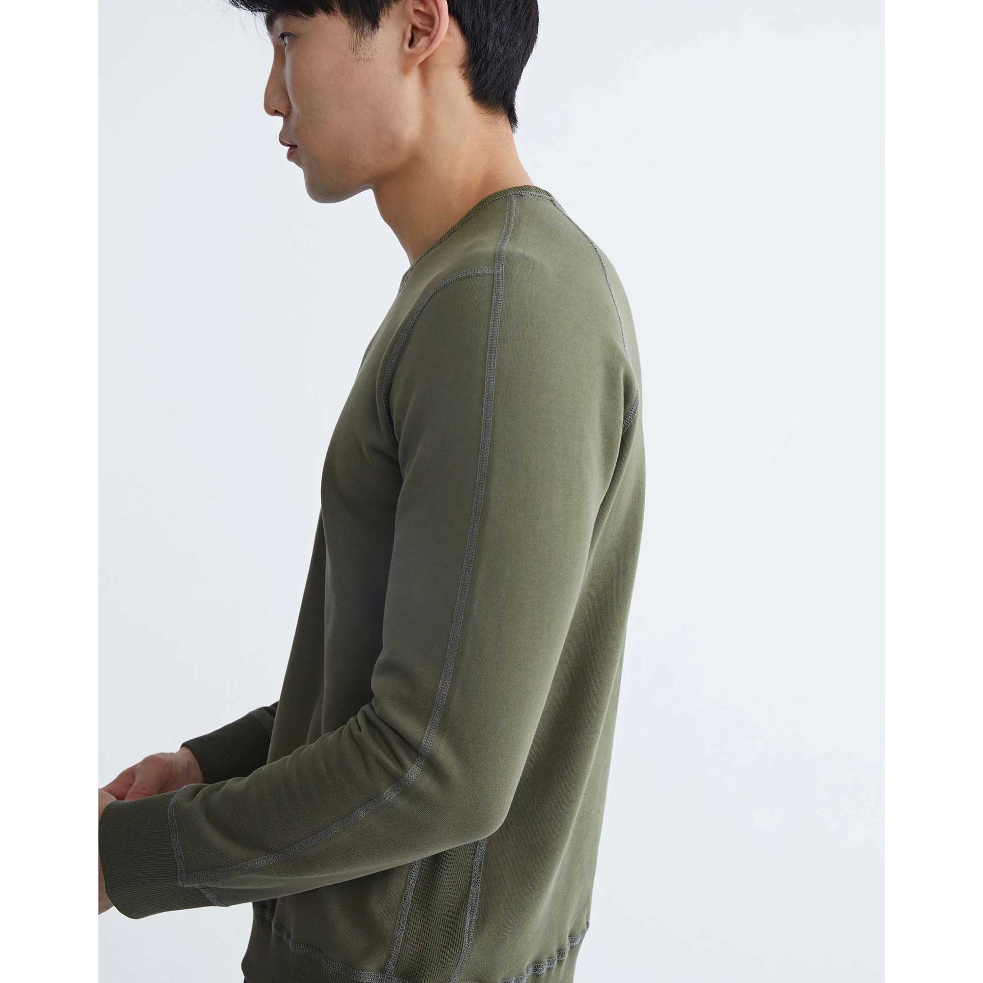 Reigning Champ Knit Mid Weight Terry Long Sleeve Crew Neck — available at Norwood