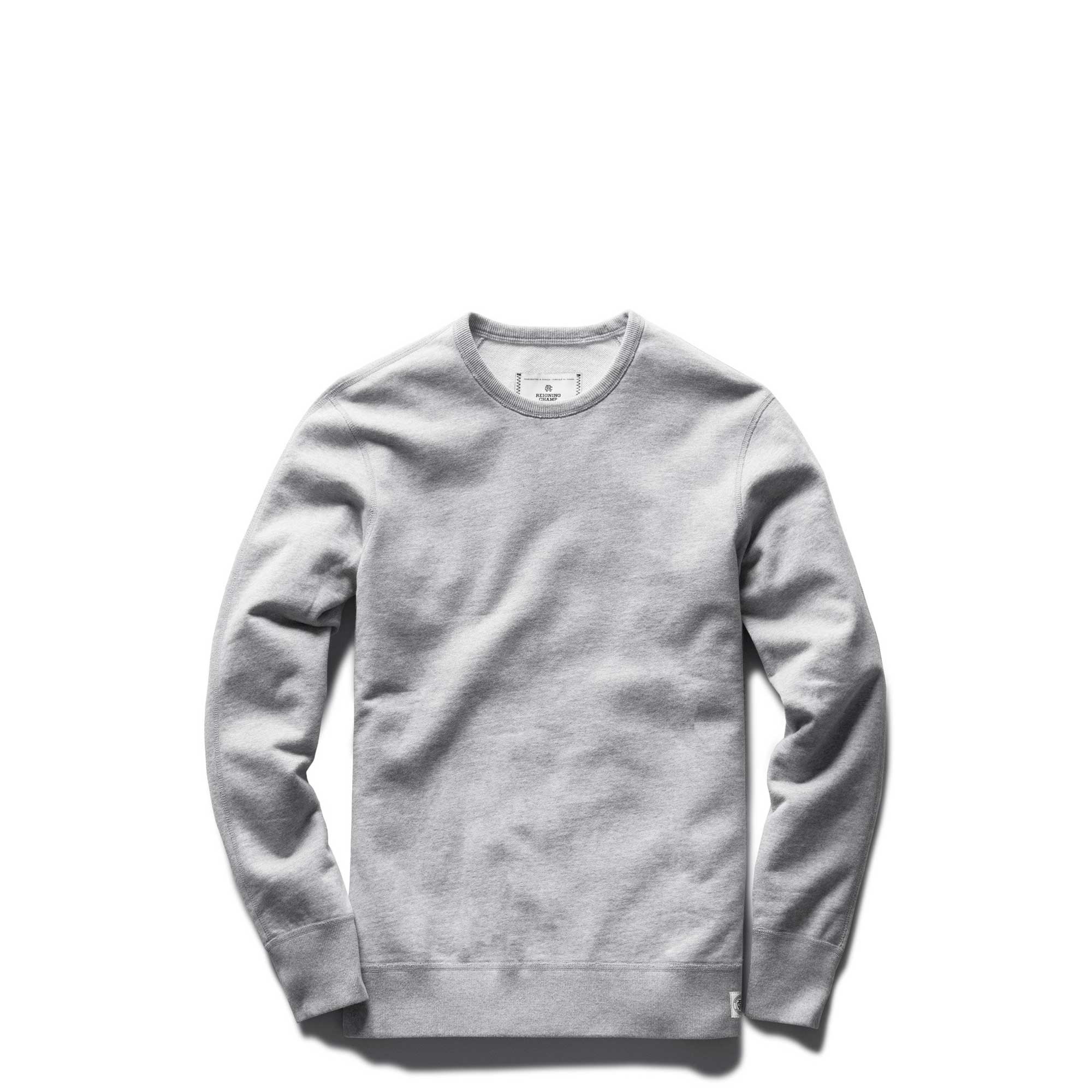 Reigning Champ Midweight Terry Crewneck — available at Norwood