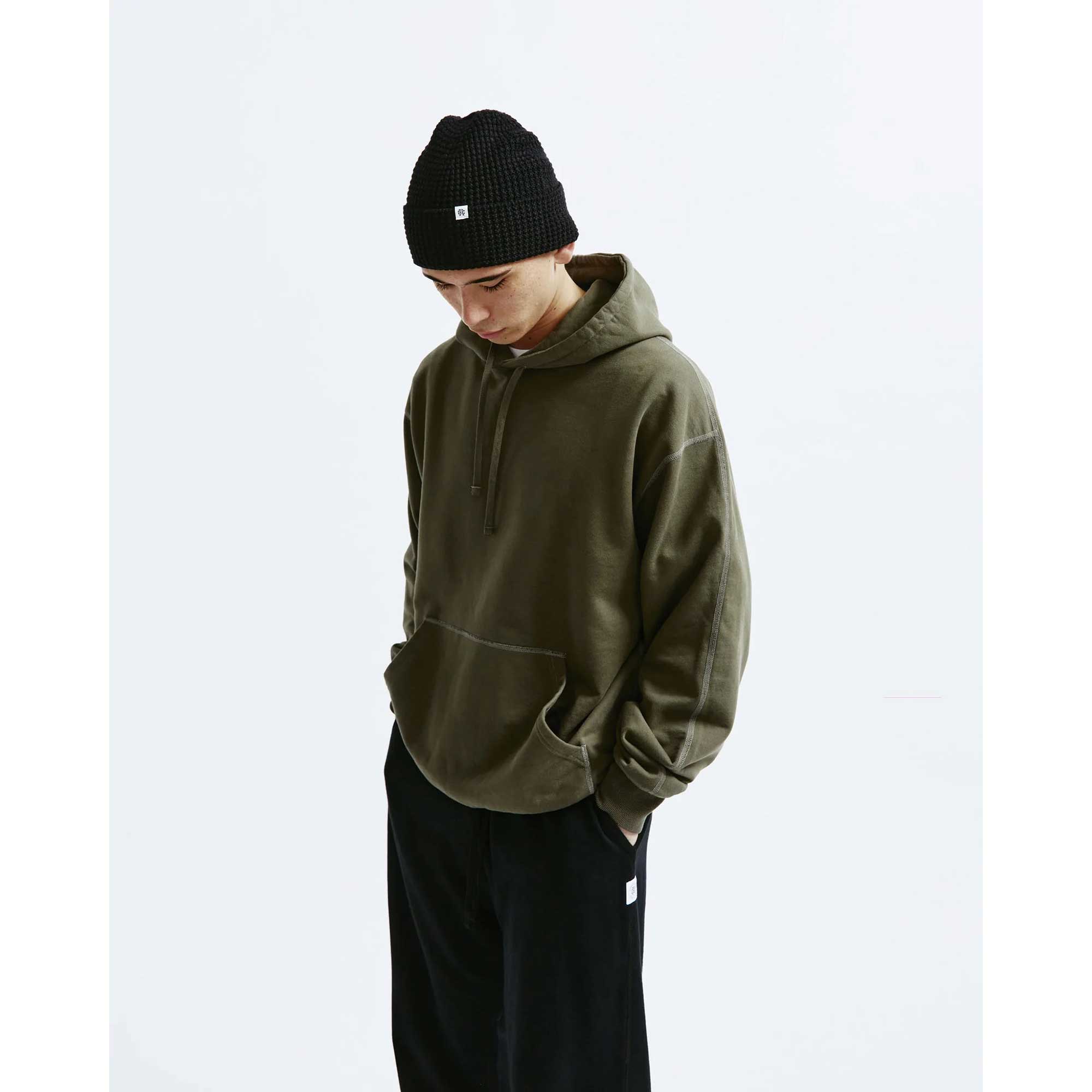 Reigning Champ Knit Mid Weight Terry Relaxed Fit Pullover Hoodie — available at Norwood