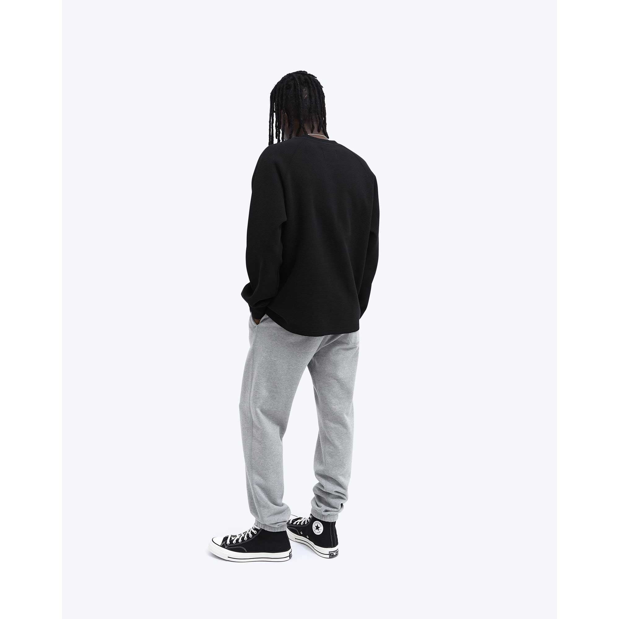 Reigning Champ Flatback Thermal Crewneck — available at Norwood