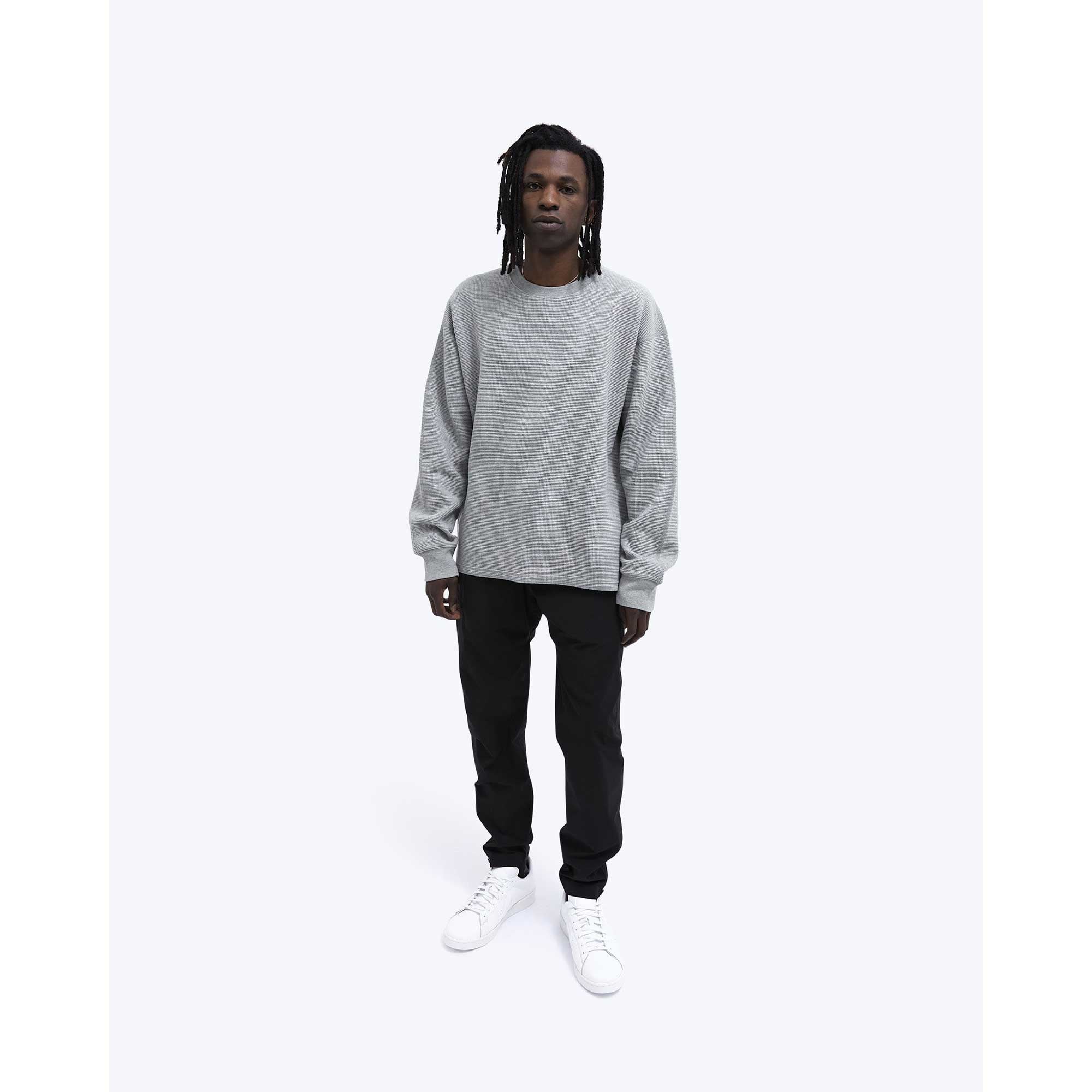 Reigning Champ Flatback Thermal Crewneck — available at Norwood