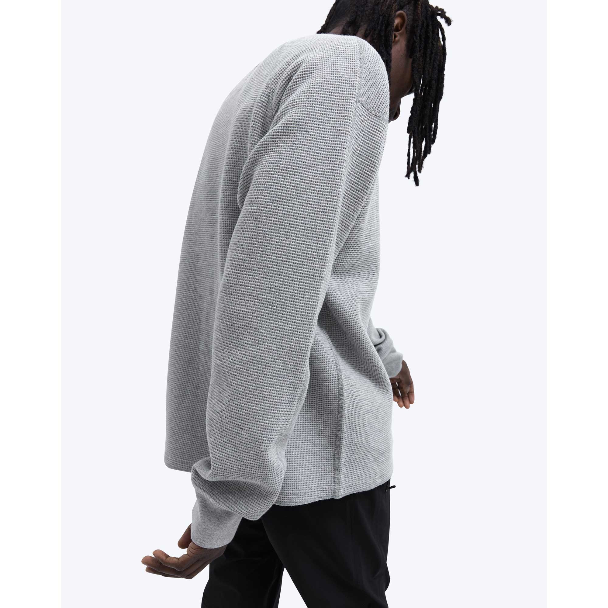 Reigning Champ Flatback Thermal Crewneck — available at Norwood