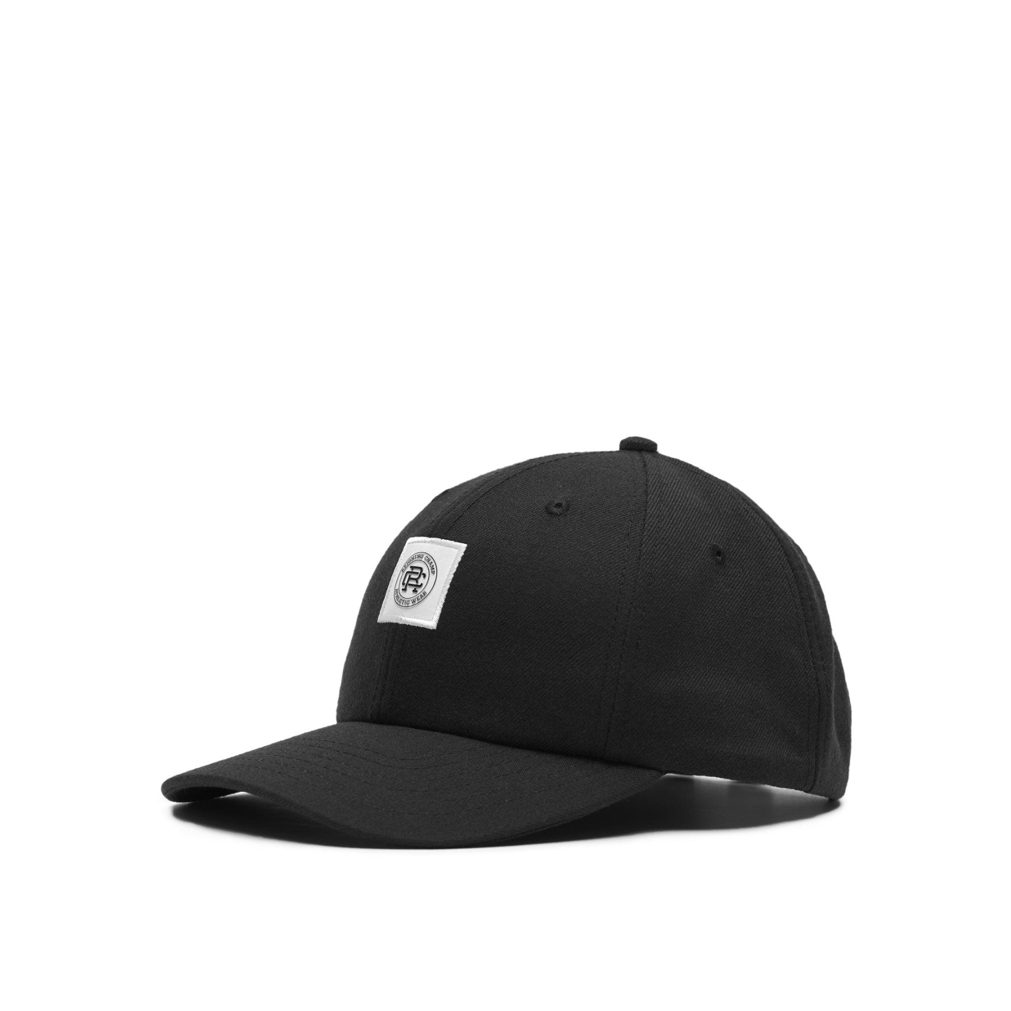 Reigning Champ 6 Panel Cap, black — available at Norwood