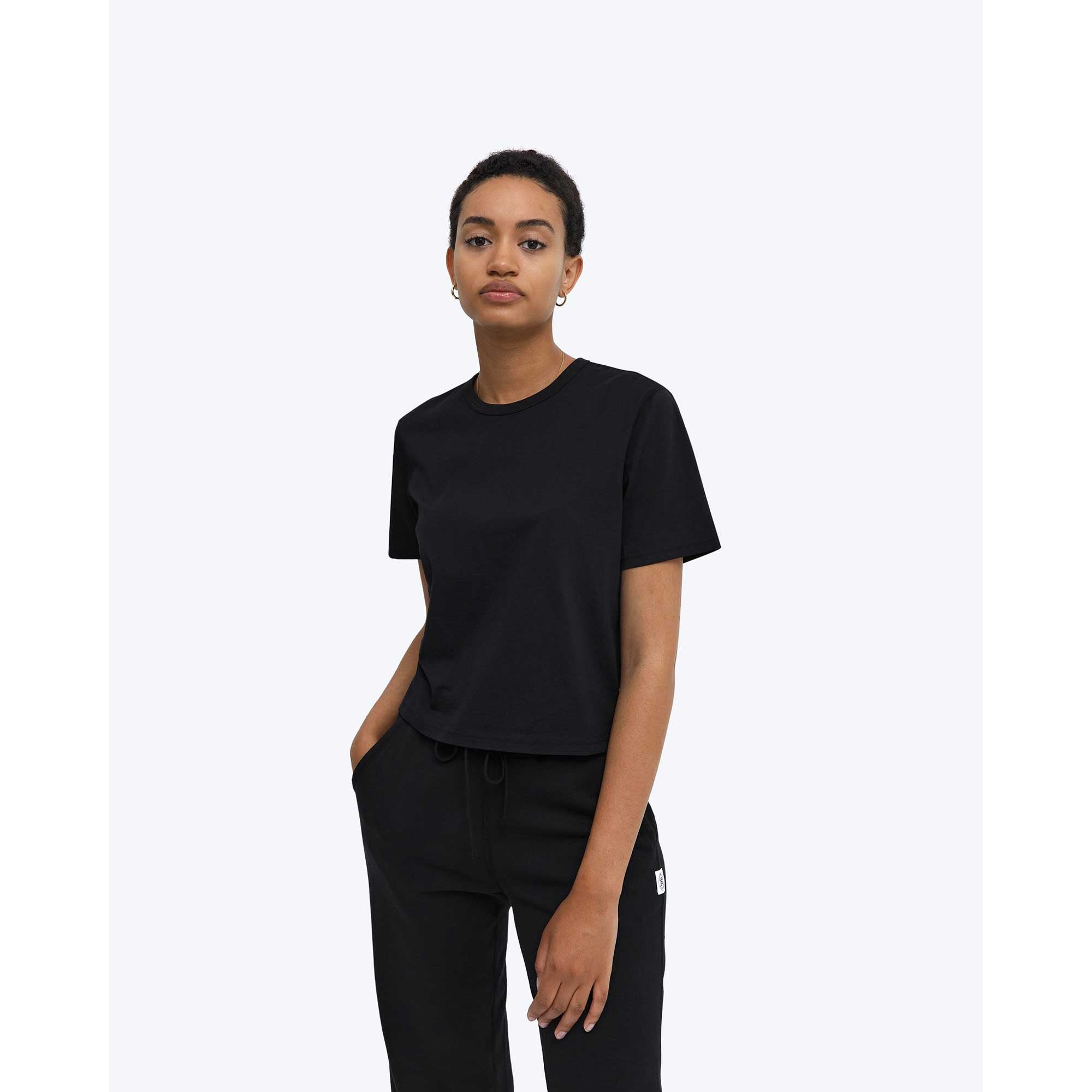 Reigning Champ Womens Box Fit T-shirt Lightweight Jersey — available at Norwood