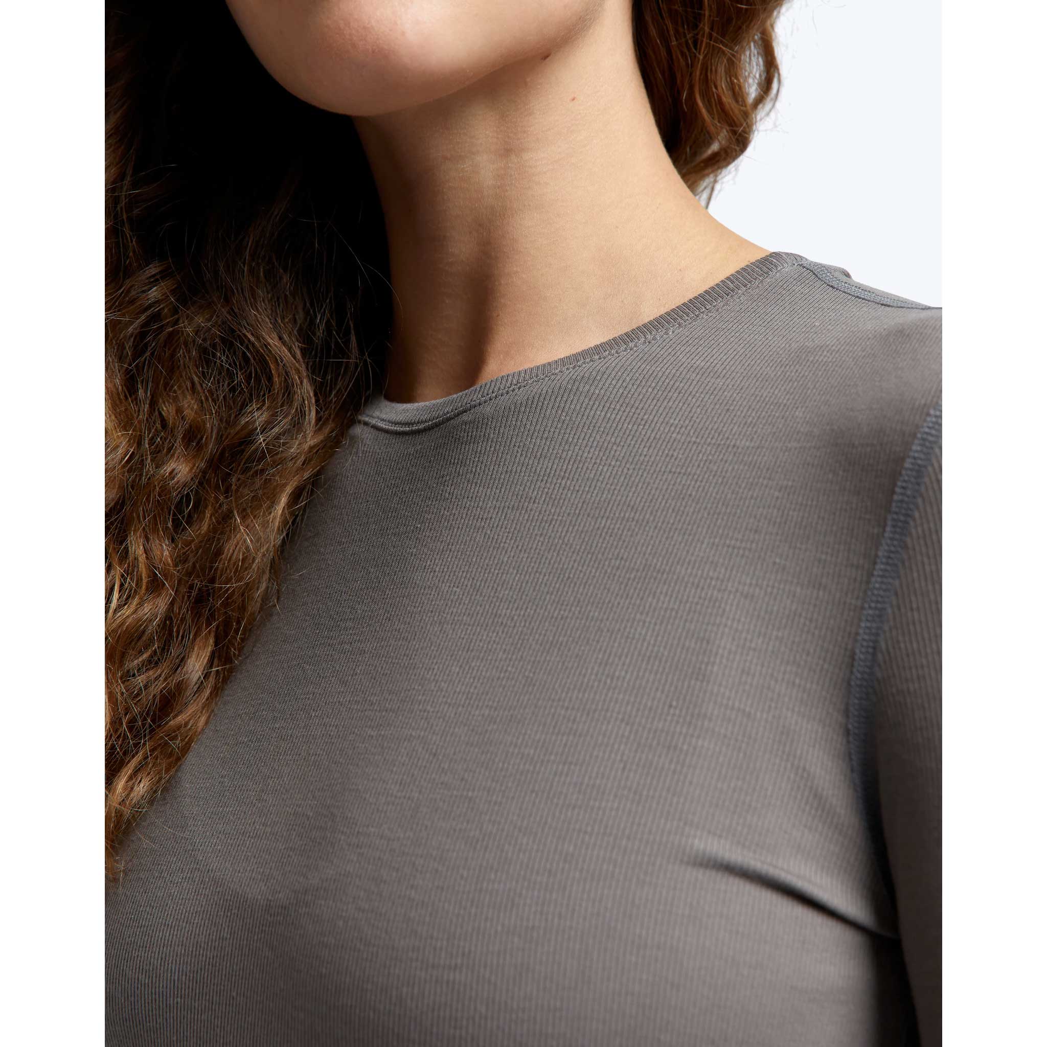 Reigning Champ Womens Modal Rib Long Sleeve — available at Norwood