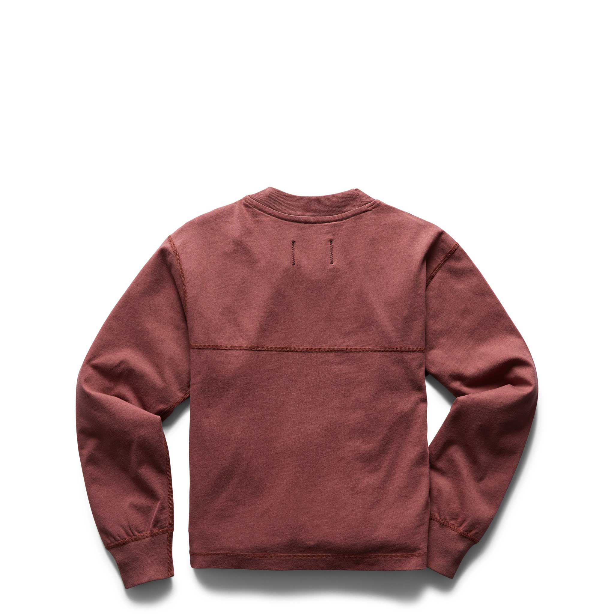 Reigning Champ Womens Mockneck Long Sleeve Midweight Jersey — available at Norwood