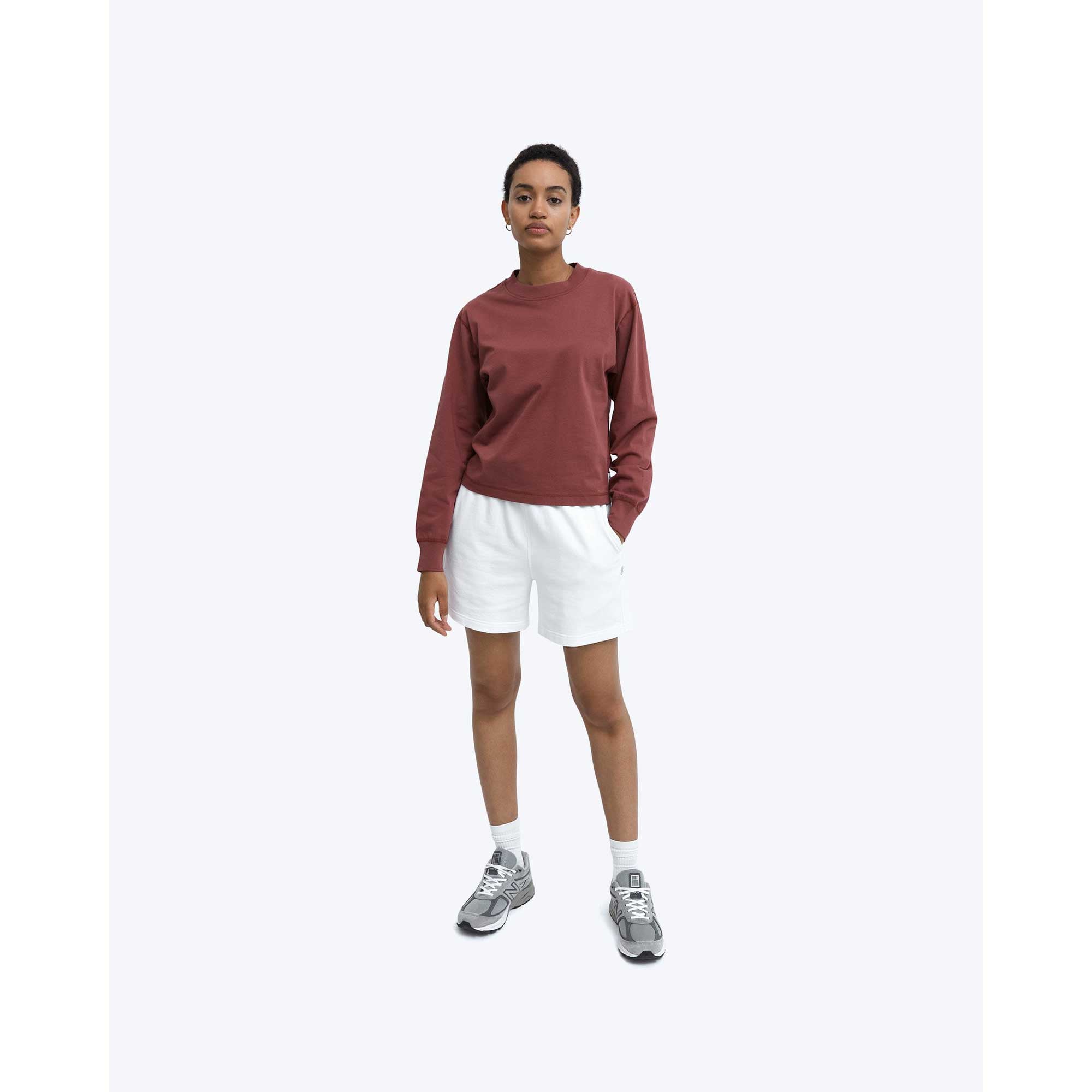 Reigning Champ Womens Mockneck Long Sleeve Midweight Jersey — available at Norwood