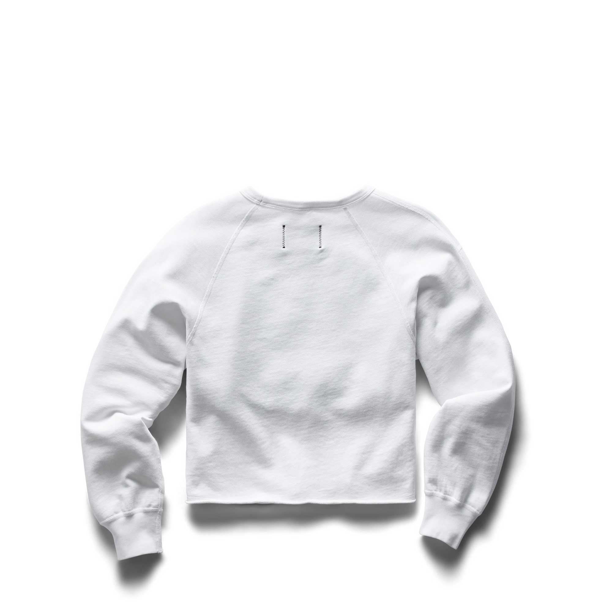 Reigning Champ Womens Cut-off Crewneck Lightweight Terry — available at Norwood