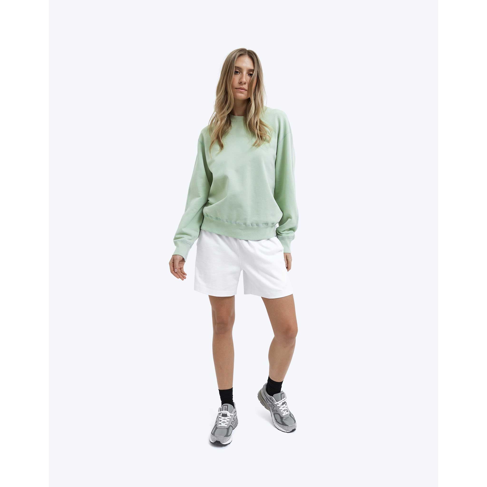 Reigning Champ Womens Lightweight Pima Relaxed Crewneck — available at Norwood