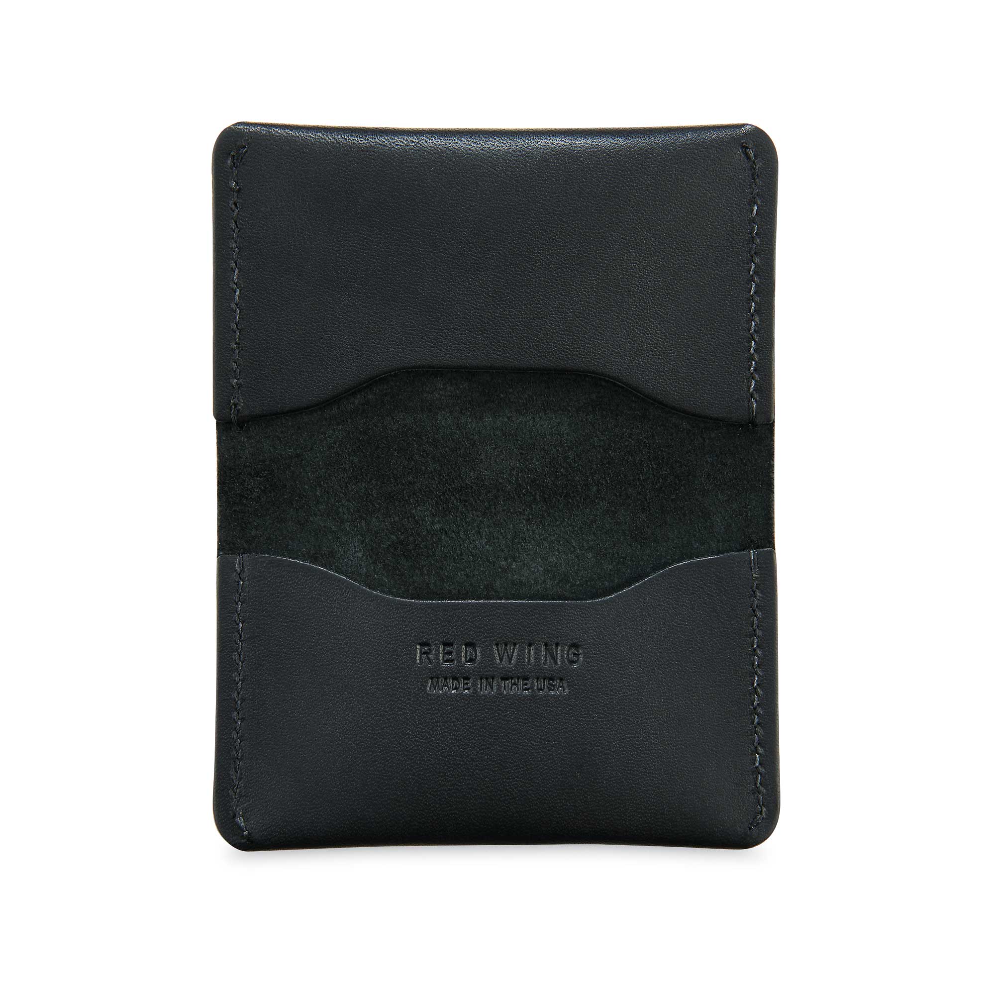 Red Wing Heritage Card Holder wallet, black — available at Norwood