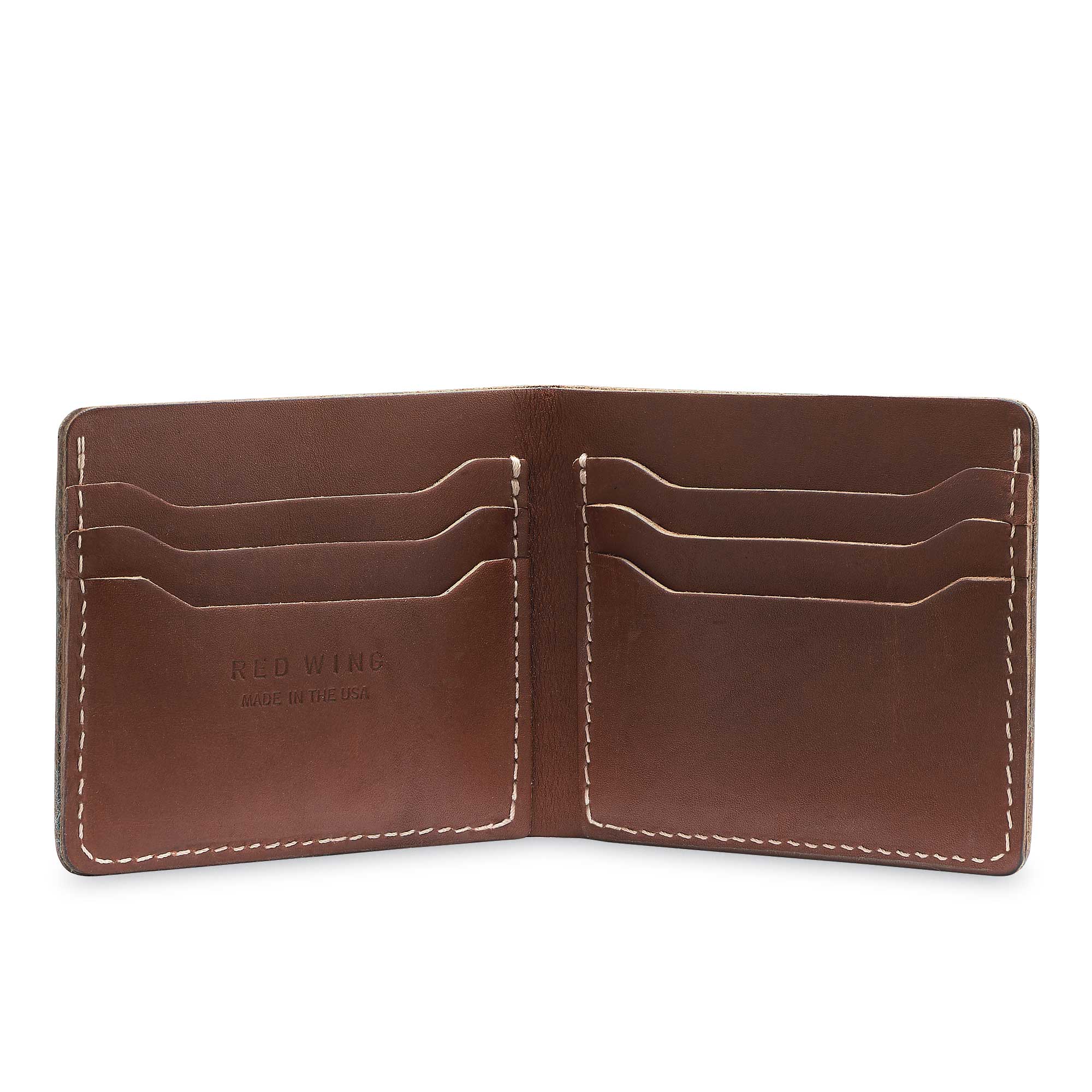 Red Wing Heritage Classic Bifold wallet, amber frontier — available at Norwood