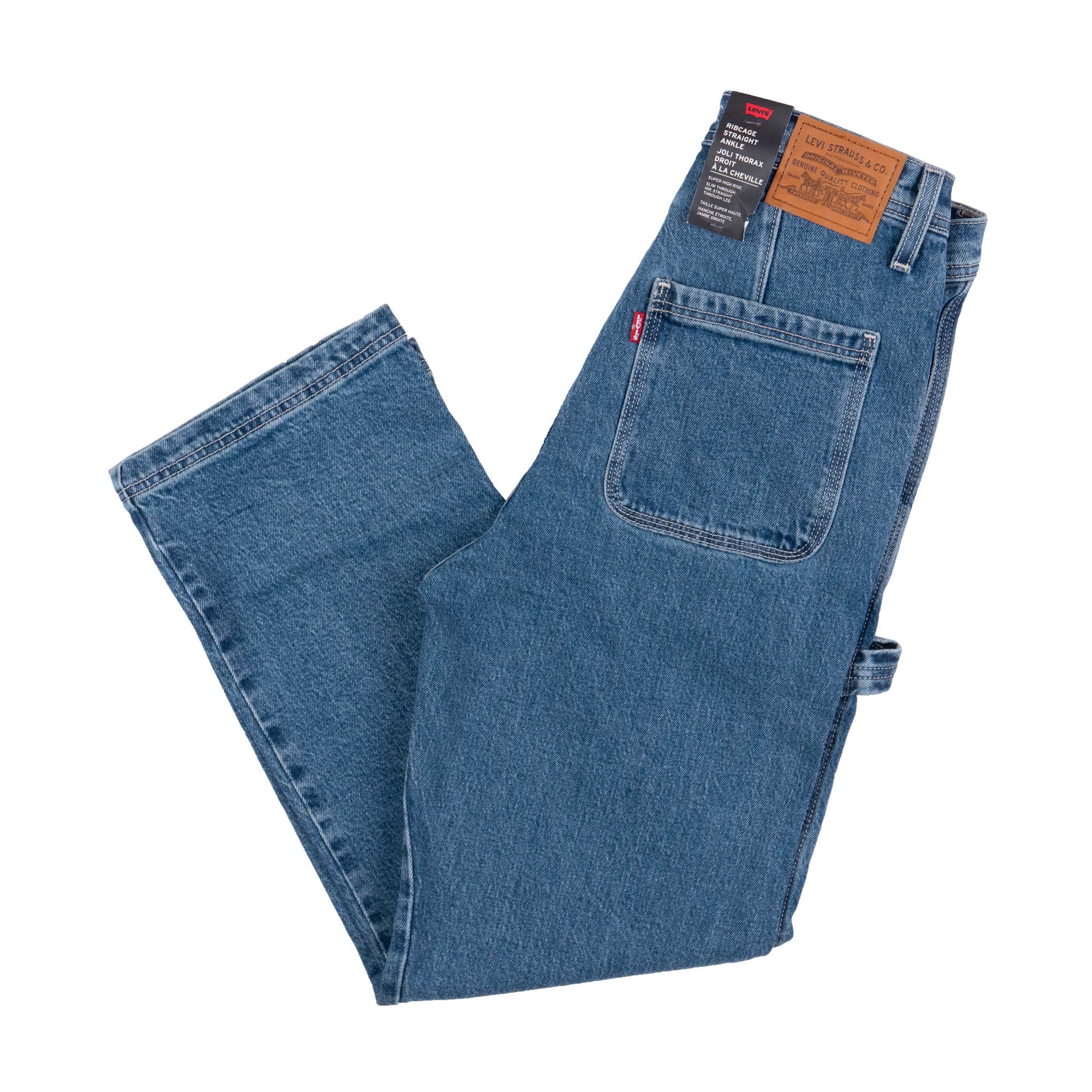 Levi's Ribcage Straight Ankle Utility — available at Norwood