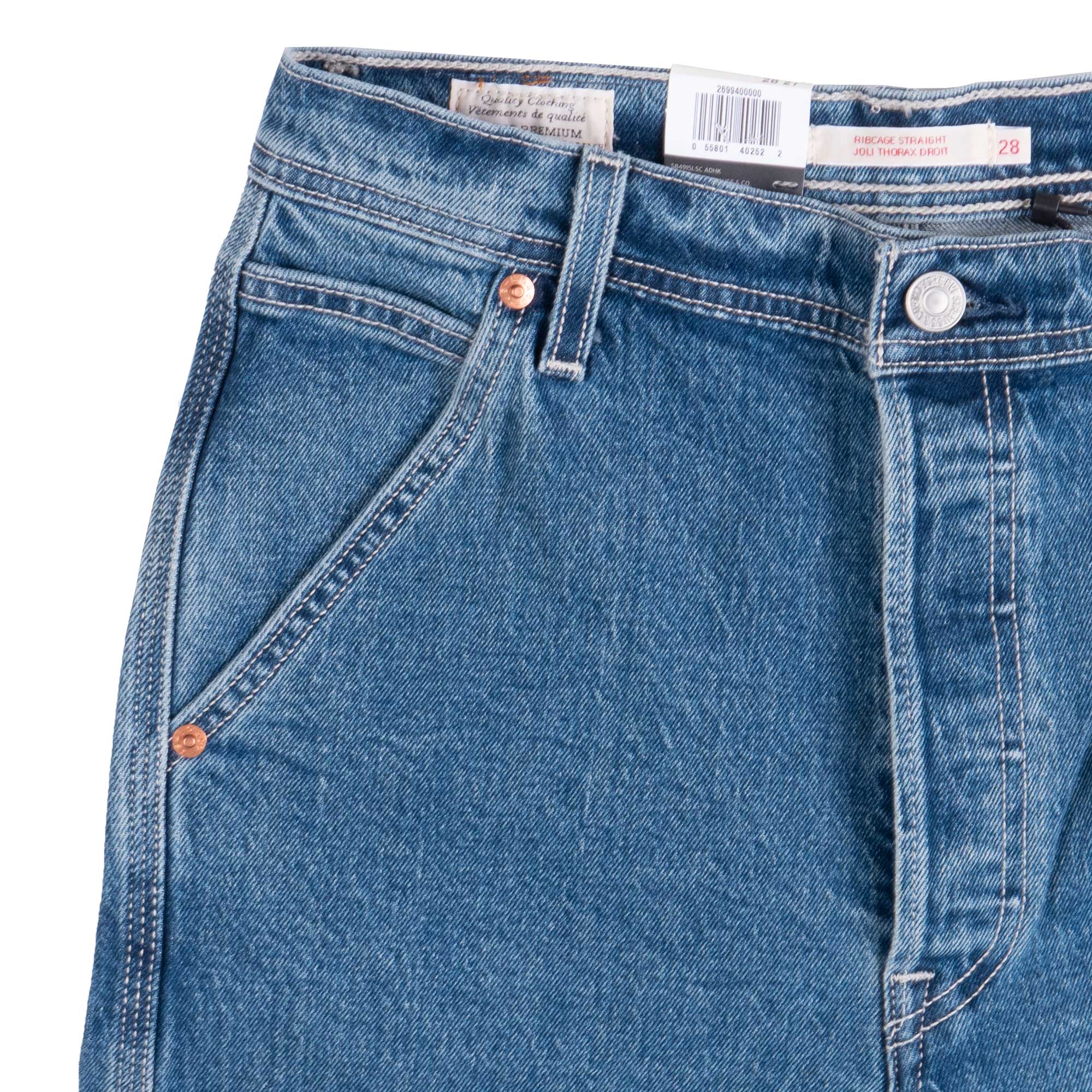 Levi's Ribcage Straight Ankle Utility — available at Norwood
