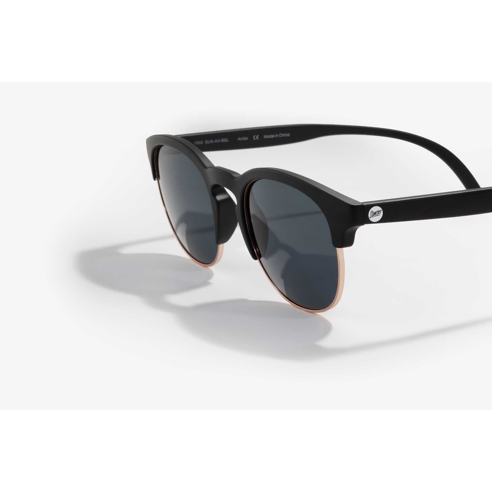 Sunski Avila Polarized Sunglasses, Black Slate — available at Norwood