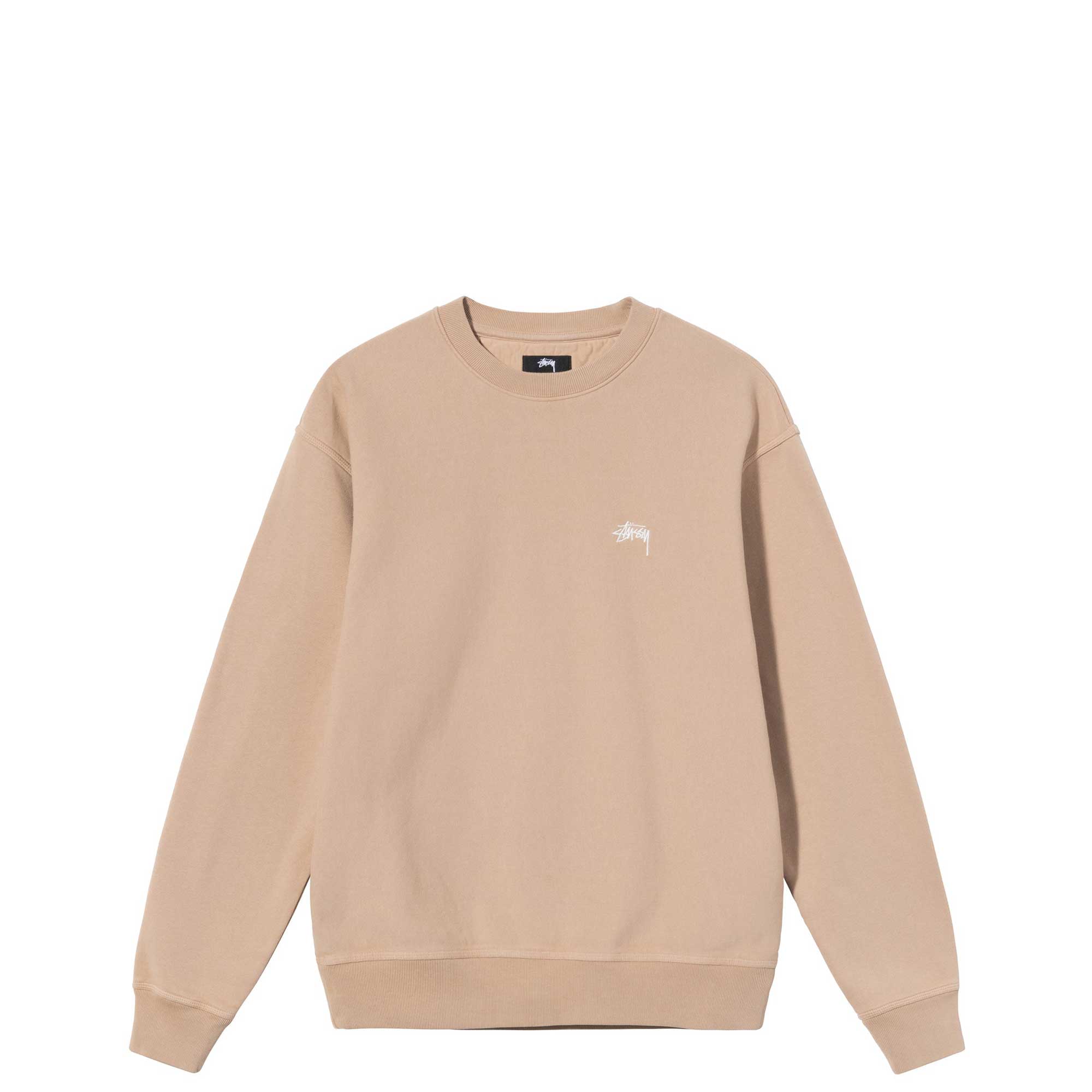Stussy Stock Logo Crew — available at Norwood