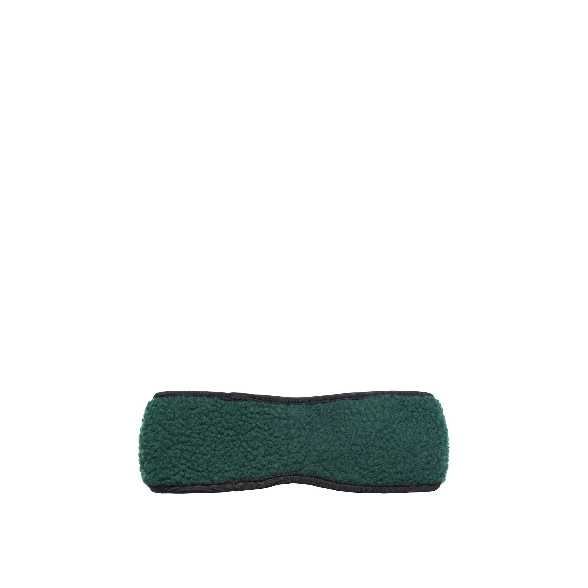 Stussy Solid Polar Fleece Headband, forest — available at Norwood