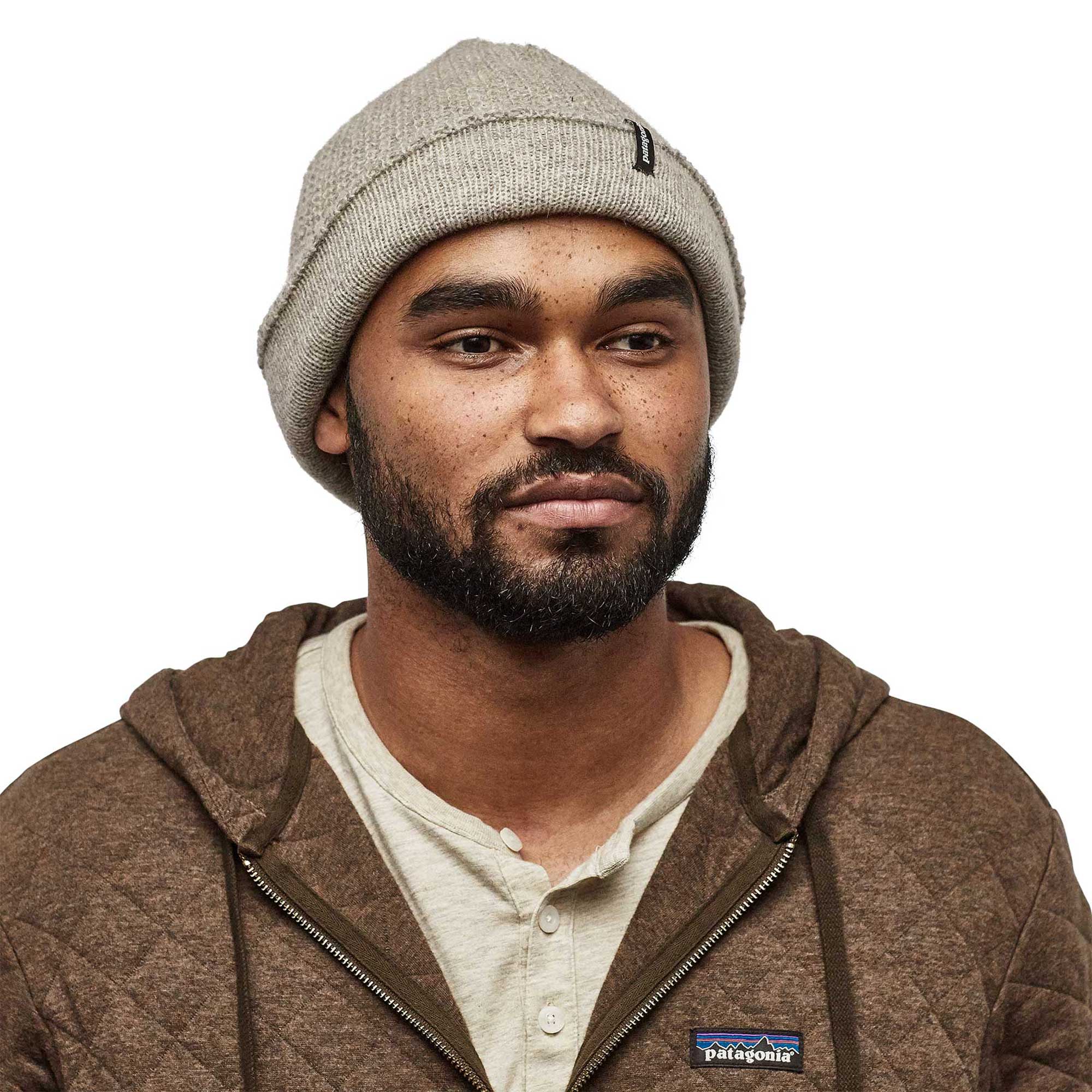 Patagonia Desert Sky Beanie, drifter grey — available at Norwood