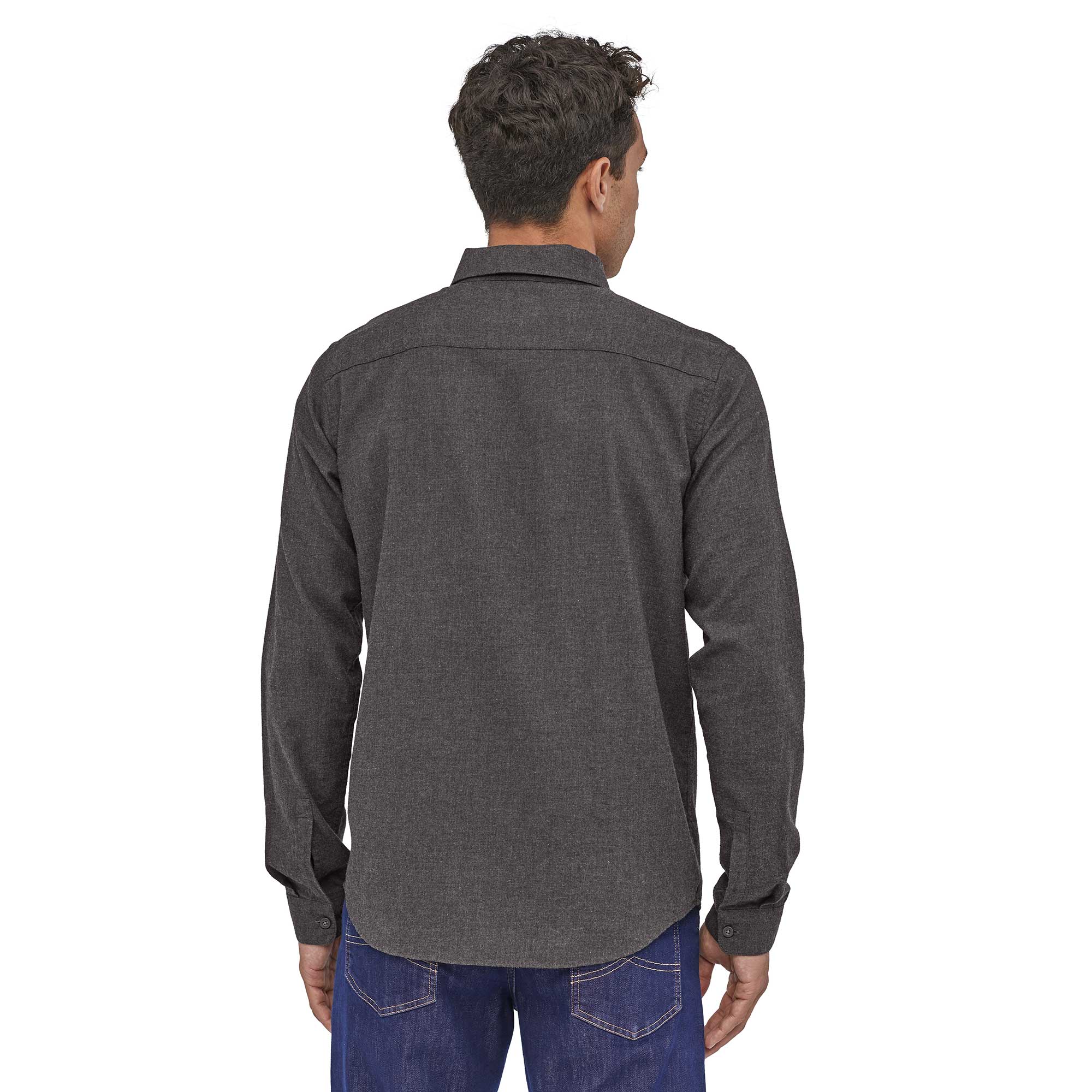 Patagonia Mens Long-sleeved Vjosa River Pima Cotton Shirt — available at Norwood